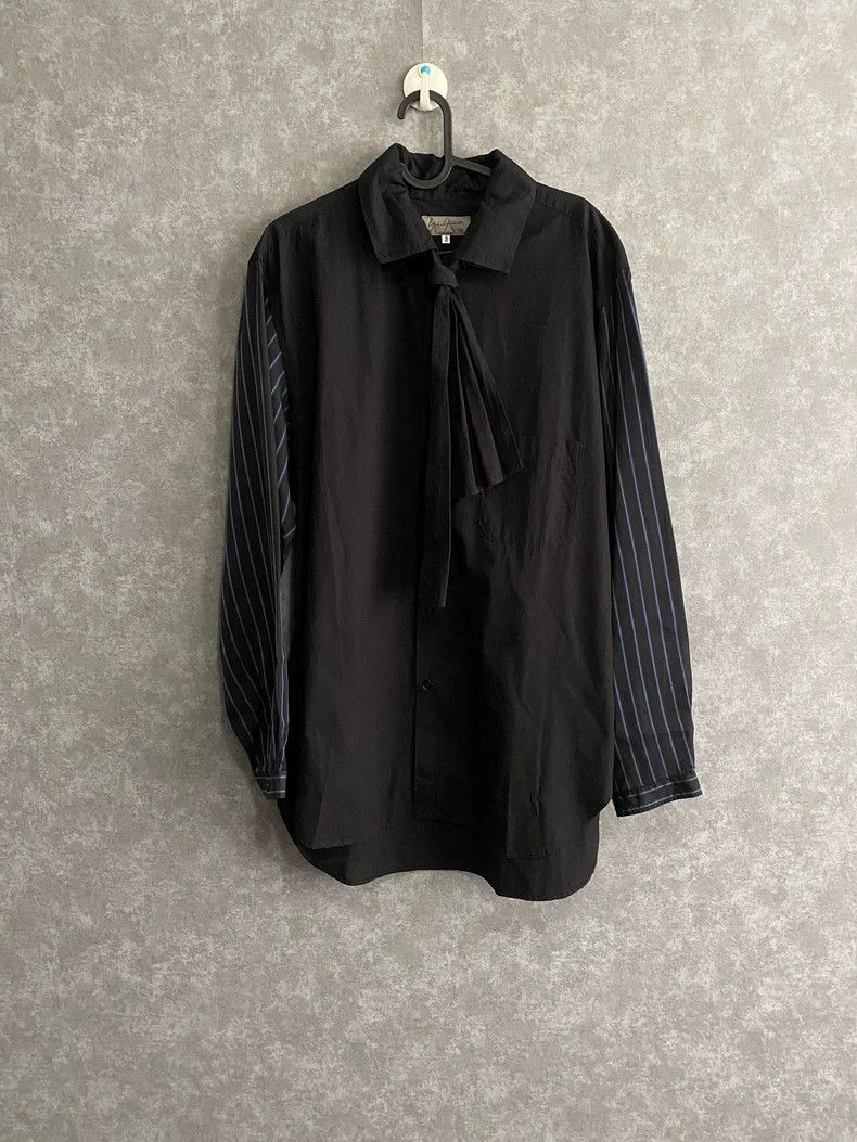 Yohji Yamamoto Yohji Yamamoto Striped Double Tie Shirt - dmc Size US M / EU 48-50 / 2 - 1 Thumbnail