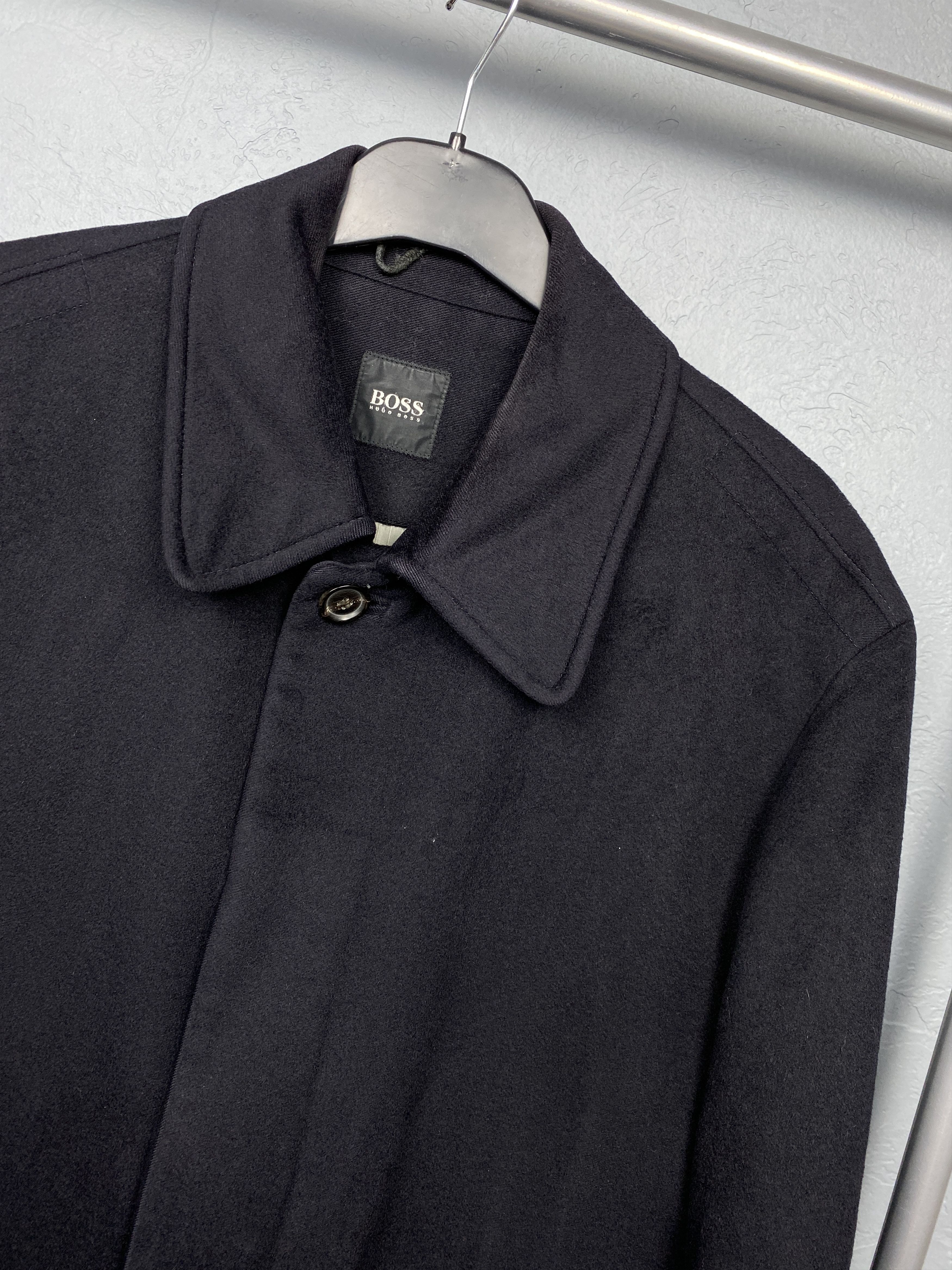 Hugo Boss Hugo Boss Vintage Mens Wool Coat Jacket Size US L / EU 52-54 / 3 - 2 Thumbnail