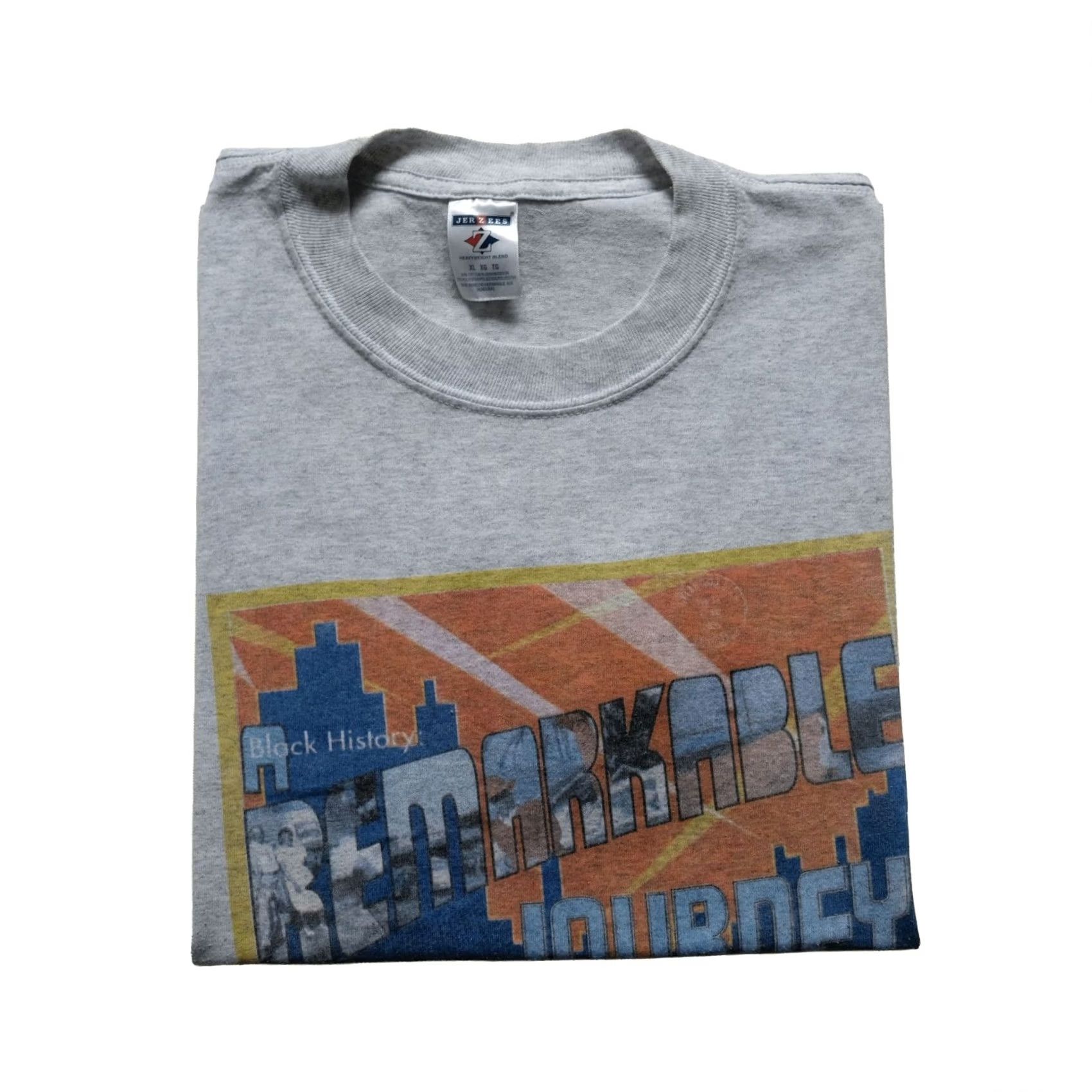 Fruit Of The Loom VINTAGE Fruit of the Loom T-Shirt Men XL Black 2000s 90s Graphic Print Crew Neck Short Sleeve Size US XL / EU 56 / 4 - 2 Thumbnail