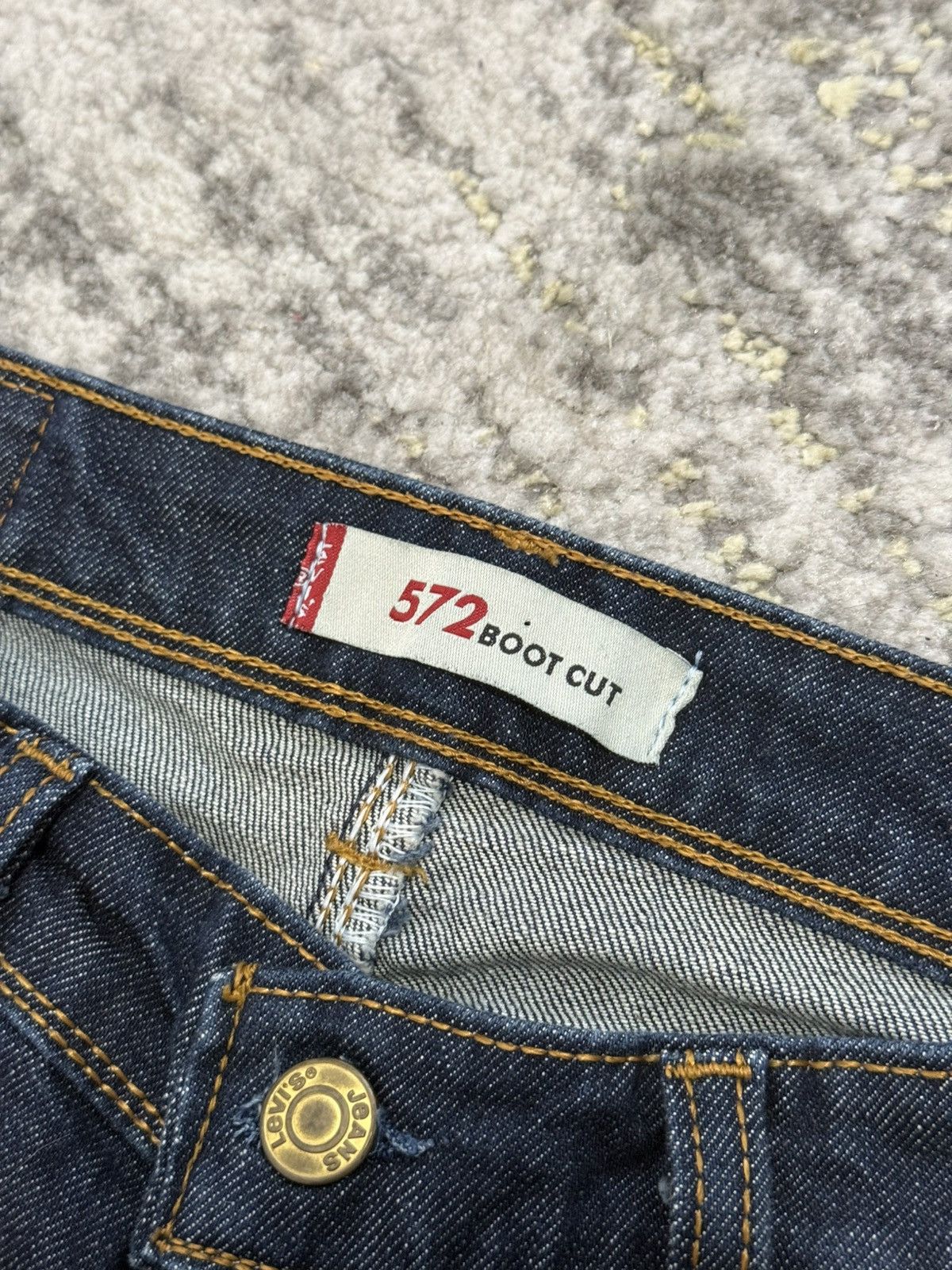 Levi's Levi's 572 Bootcut Jeans Dzwony Y2k Vintage Size 32" / US 10 / IT 46 - 4 Thumbnail