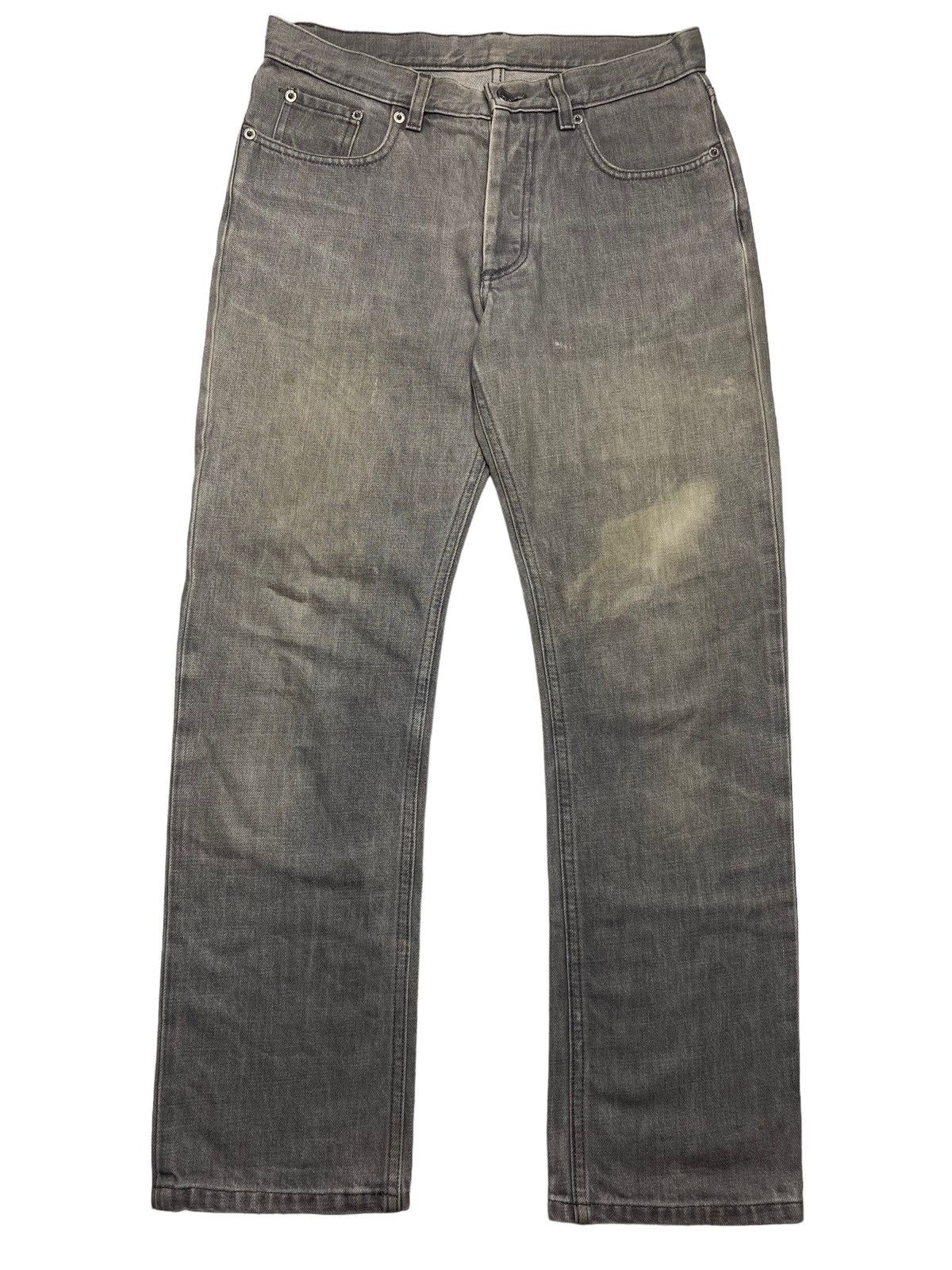 Helmut Lang 1990s Helmut Lang - Dirty Washed Denim Size US 29 - 1 Thumbnail