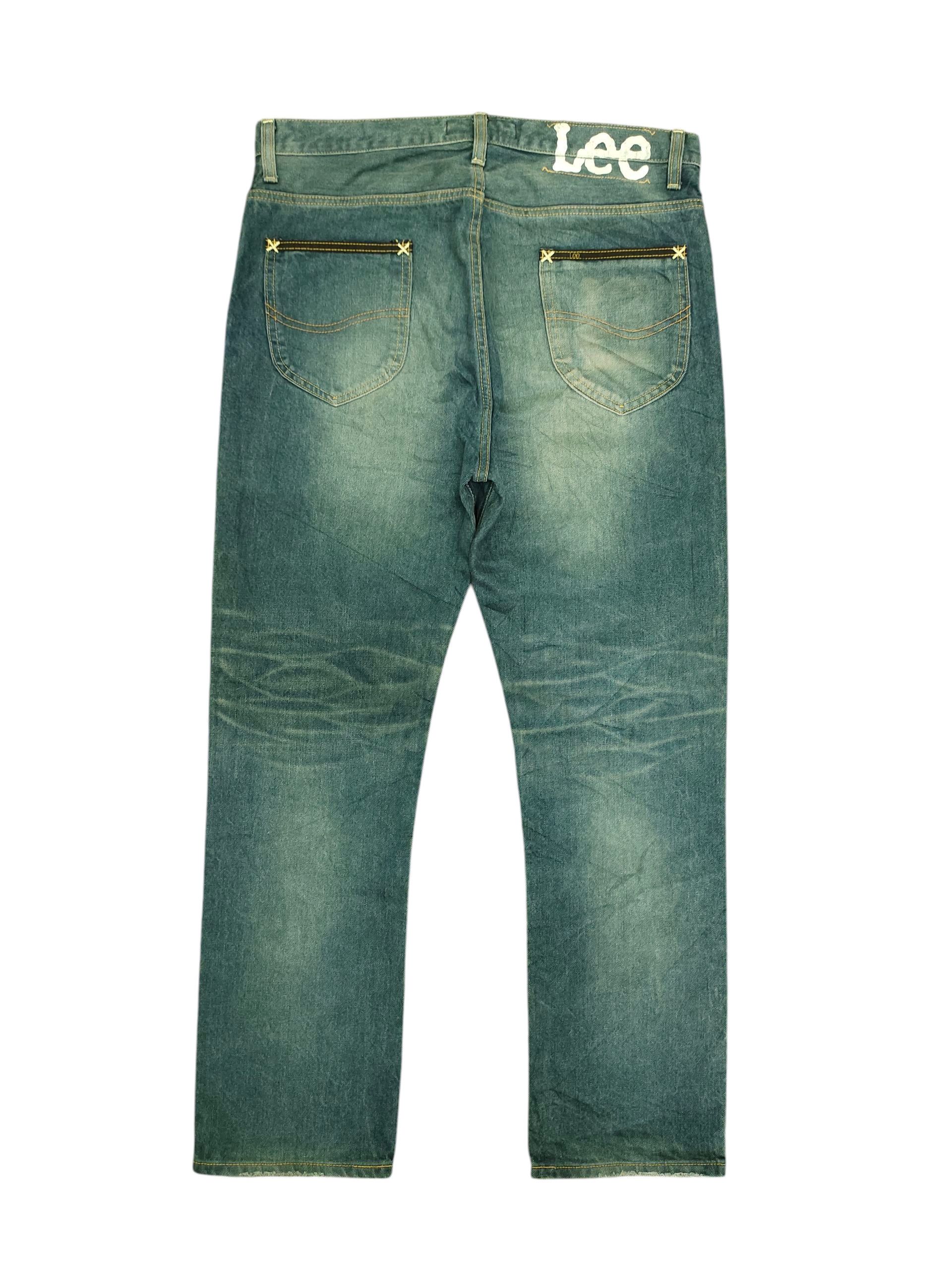 Undercover Lee X Men Melrose Japan Clawmark Faded Denim Jeans Size US 36 / EU 52 - 7 Thumbnail