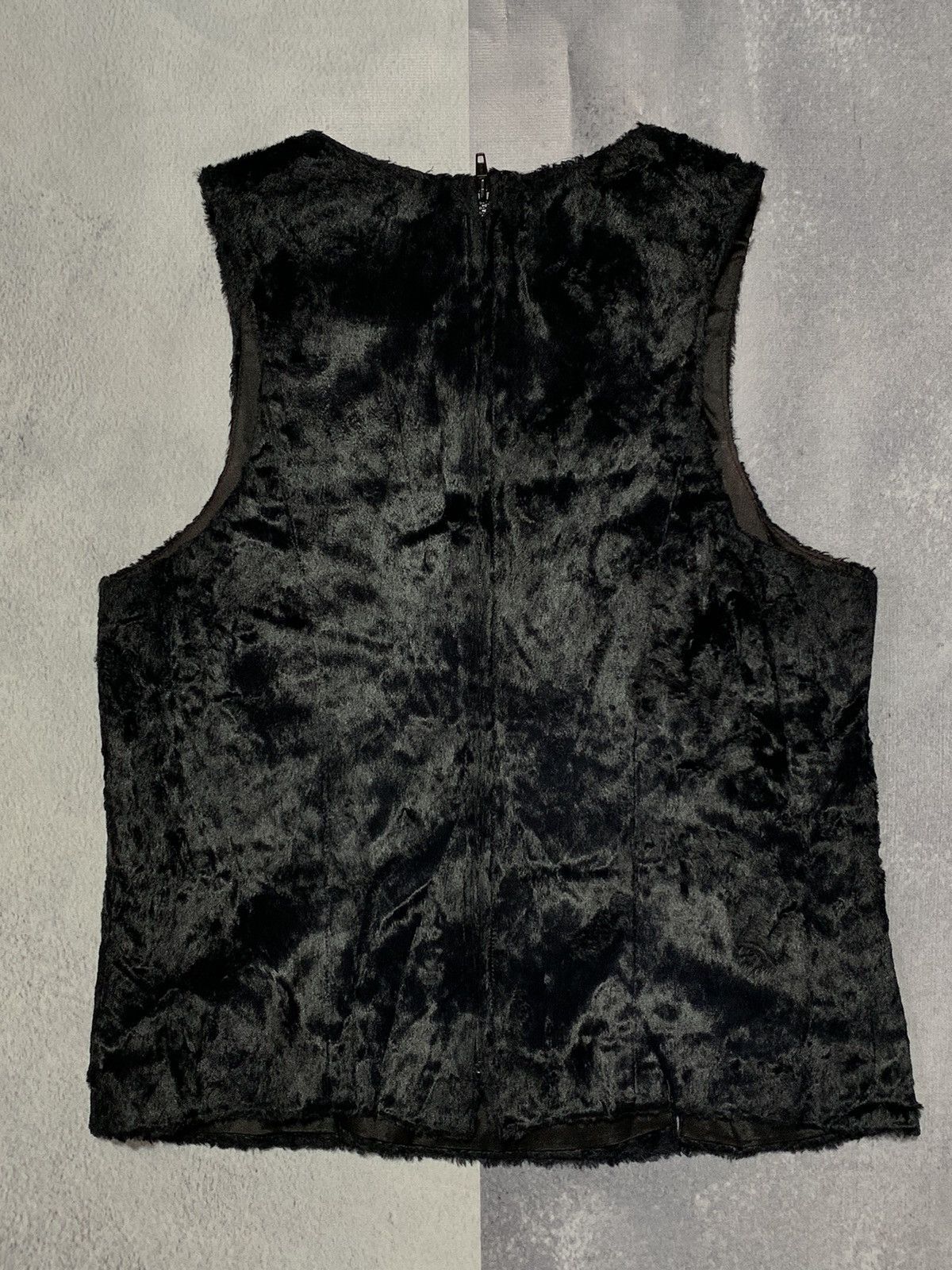 Anna Sui × Japanese Brand × Vintage Vintage 90s Anna Sui Made in USA zip vest tank top Size M / US 6-8 / IT 42-44 - 5 Thumbnail