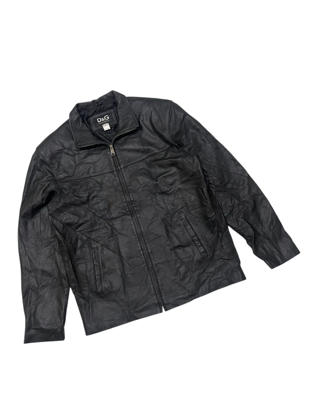 Dolce & Gabbana Vintage D&G Dolce&Gabbana Leathers Jacket Size US L / EU 52-54 / 3 - 8 Thumbnail
