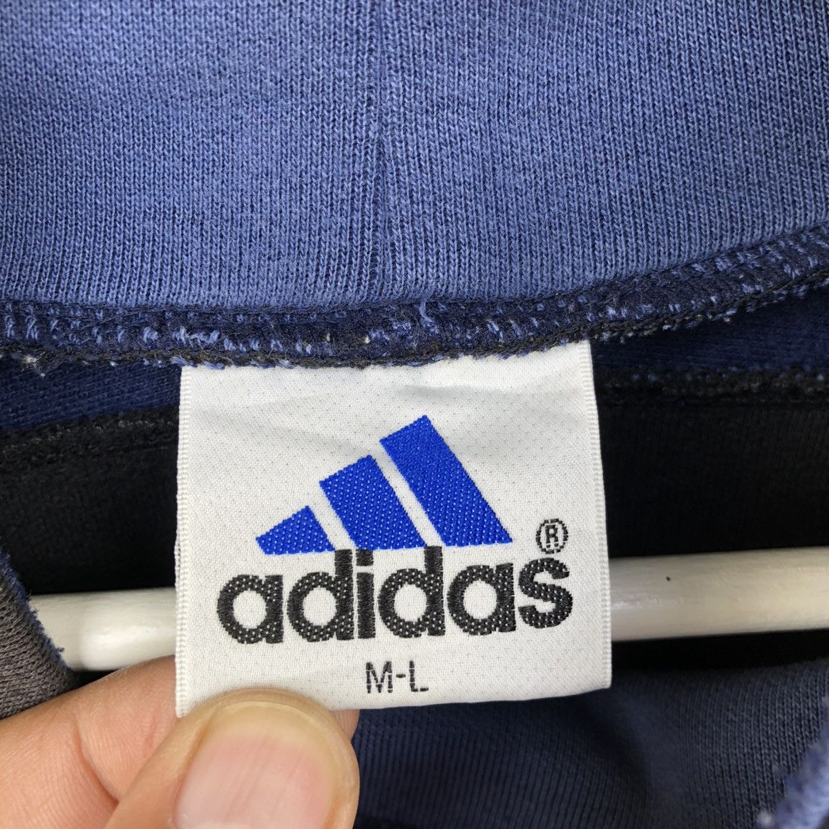 Adidas Vintage 90s Adidas Turtleneck Sweatshirt Size US L / EU 52-54 / 3 - 7 Thumbnail