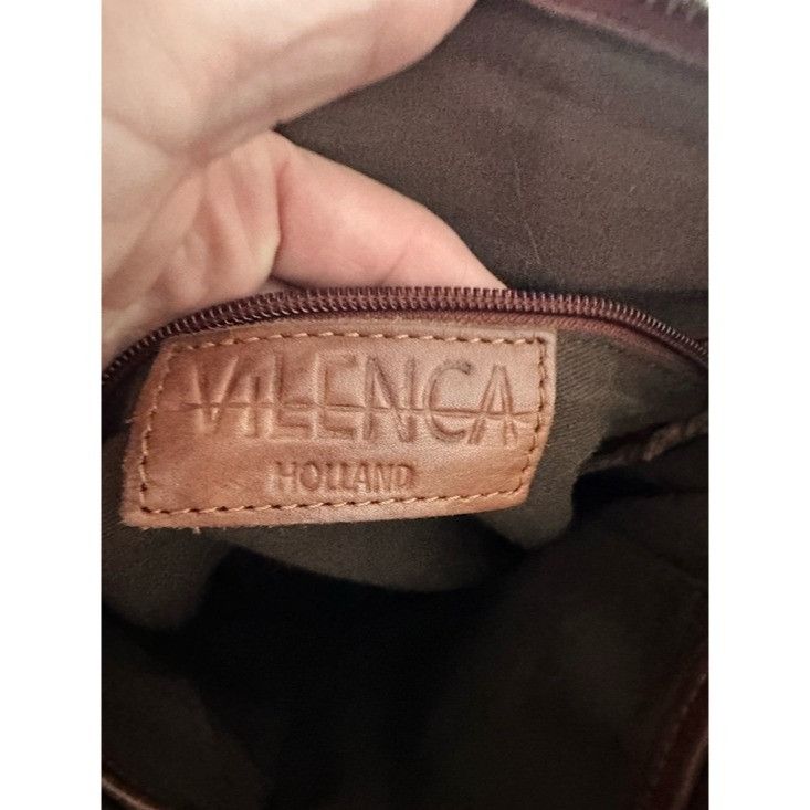 Other Vilenca Holland Tan Leather Crossbody Bag with Circular Weav Size ONE SIZE - 5 Thumbnail