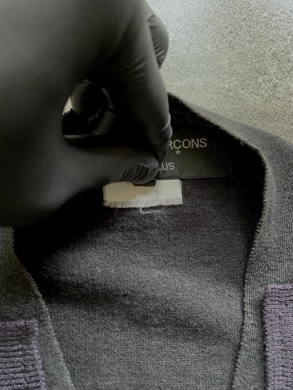 Comme des Garcons Homme Plus Patchwork Knit Tshirt Size US M / EU 48-50 / 2 - 6 Thumbnail