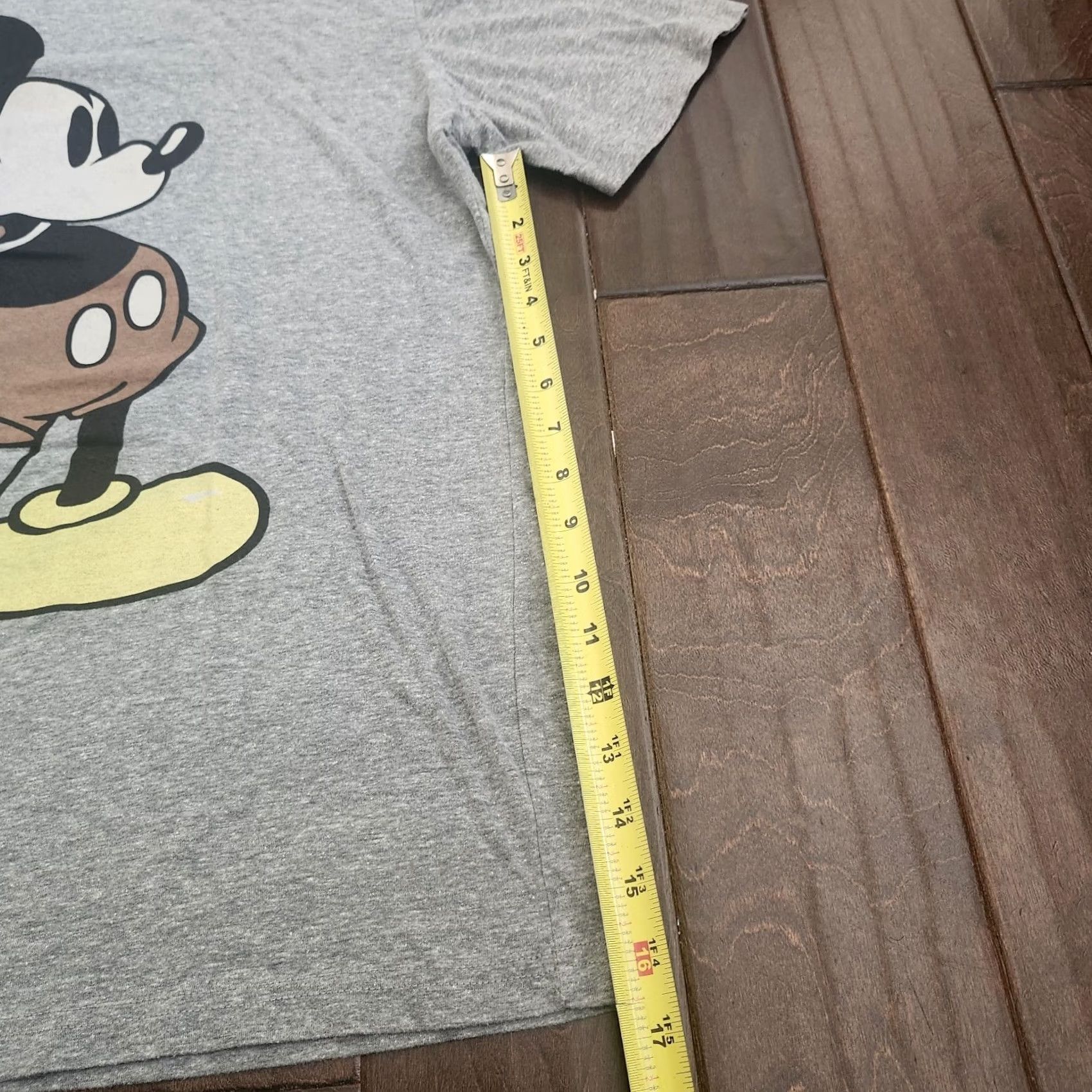 Disney Disney Mickey Mouse Graphic T-Shirt Gray Men’s L Classic Cartoon Tee Size US L / EU 52-54 / 3 - 7 Thumbnail