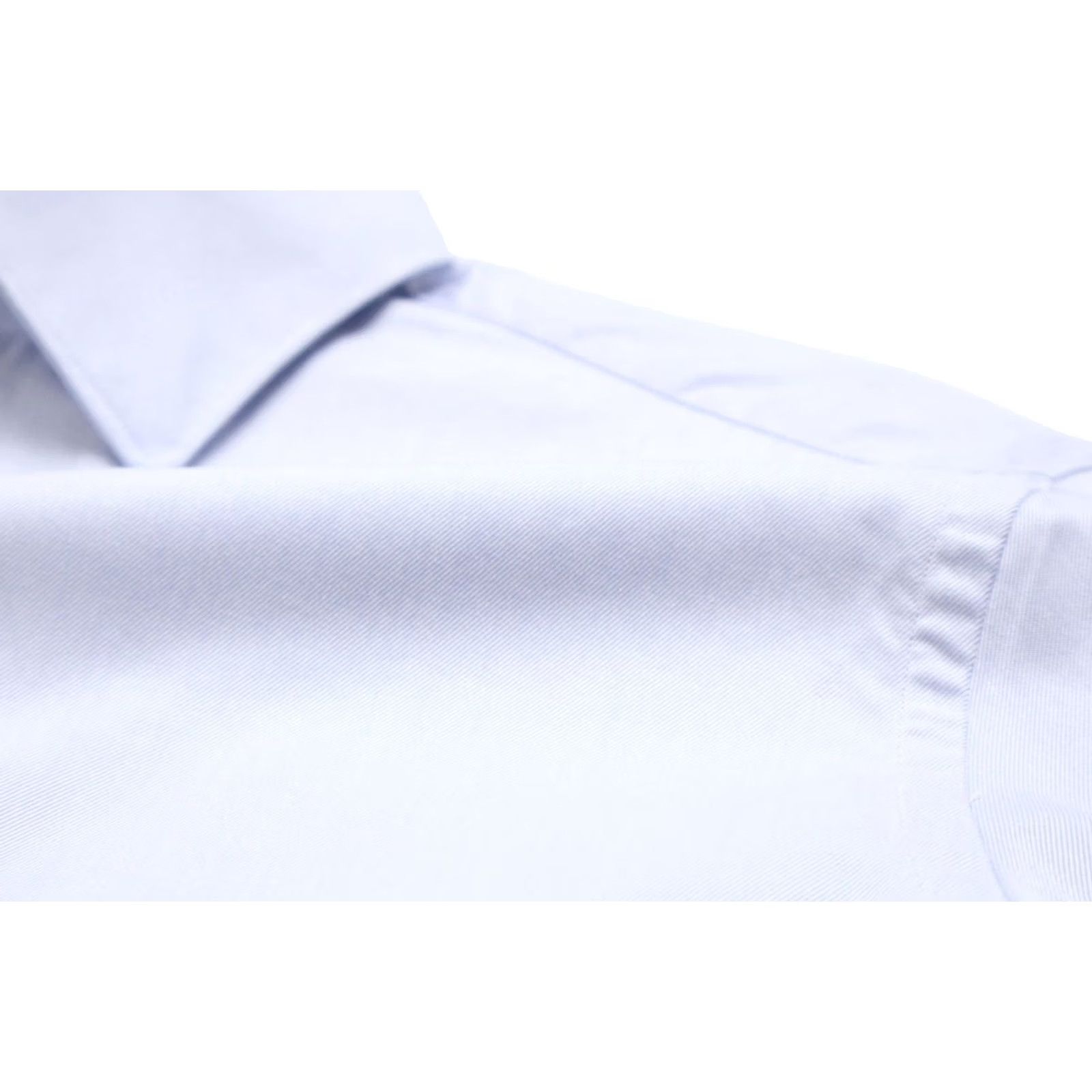 Suitsupply SUITSUPPLY Slim Fit Formal Shirt Men's LARGE Blue Spread Collar Button Up Size 42R - 6 Thumbnail