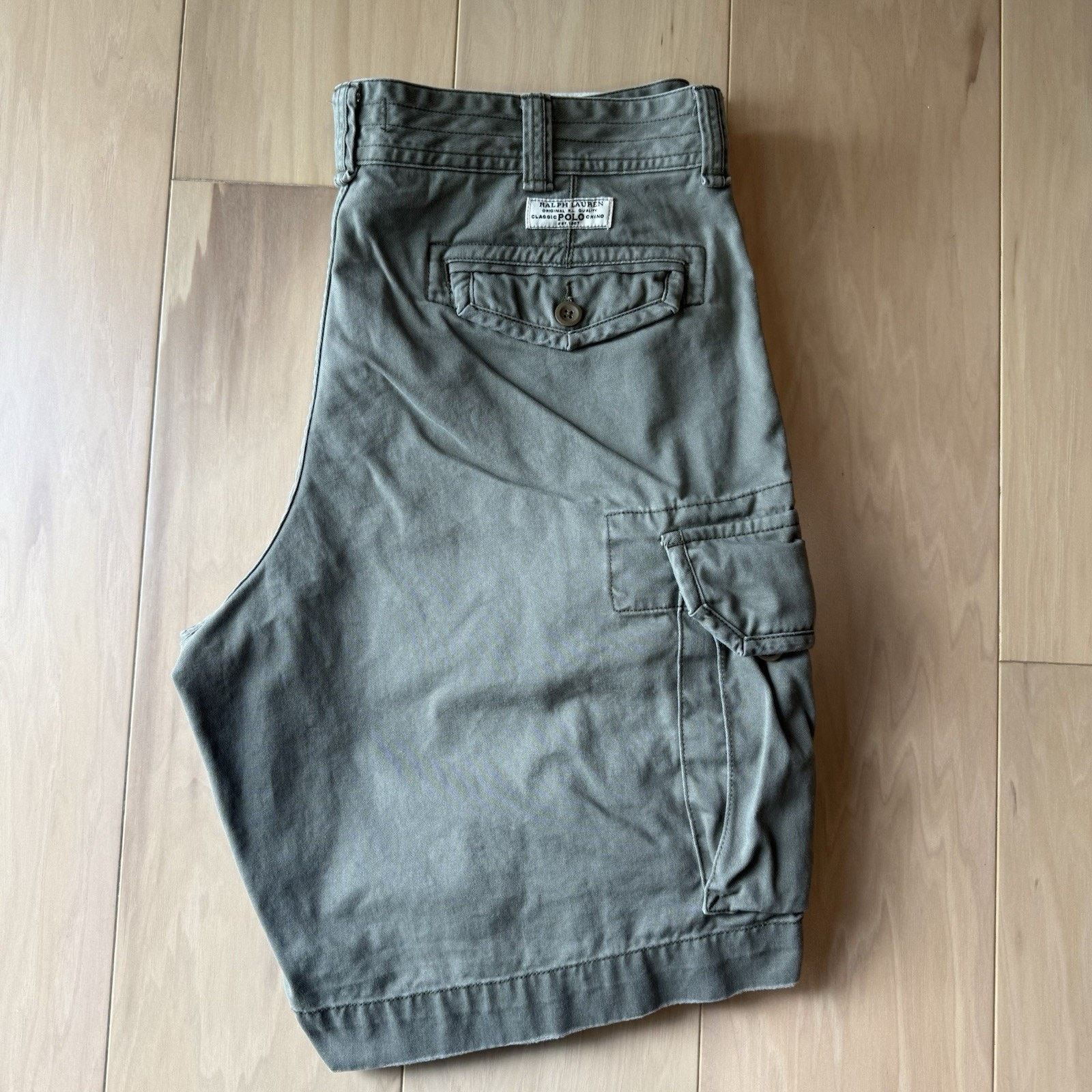 Polo Ralph Lauren Polo Ralph Lauren Cargo Shorts 38 Green Canvas Military Size US 38 / EU 54 - 2 Thumbnail