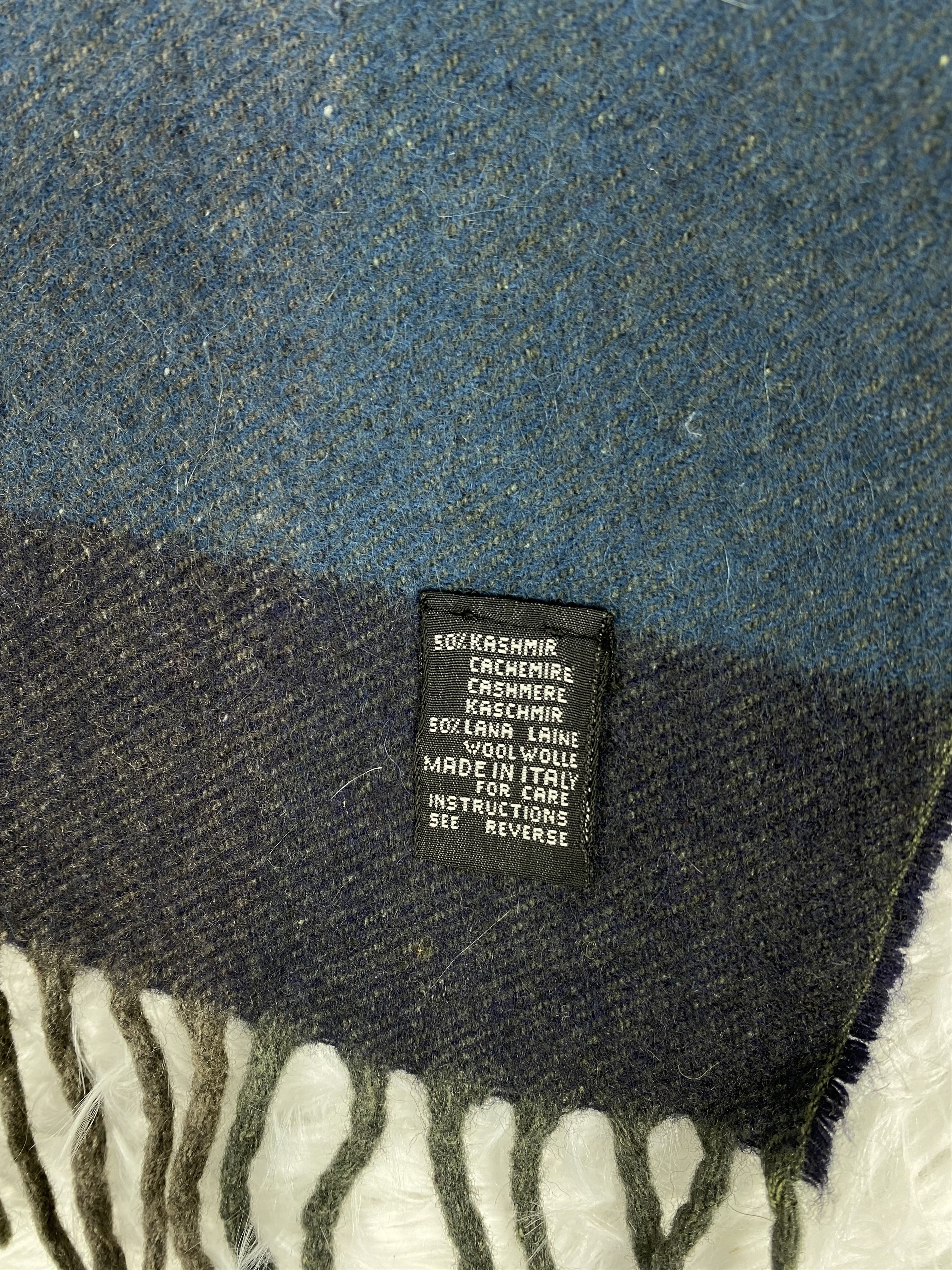 Ermenegildo Zegna × Vintage Vintage Ermenegildo Zegna Scarf / Muffler Neckwear PM0067 Size ONE SIZE - 3 Thumbnail