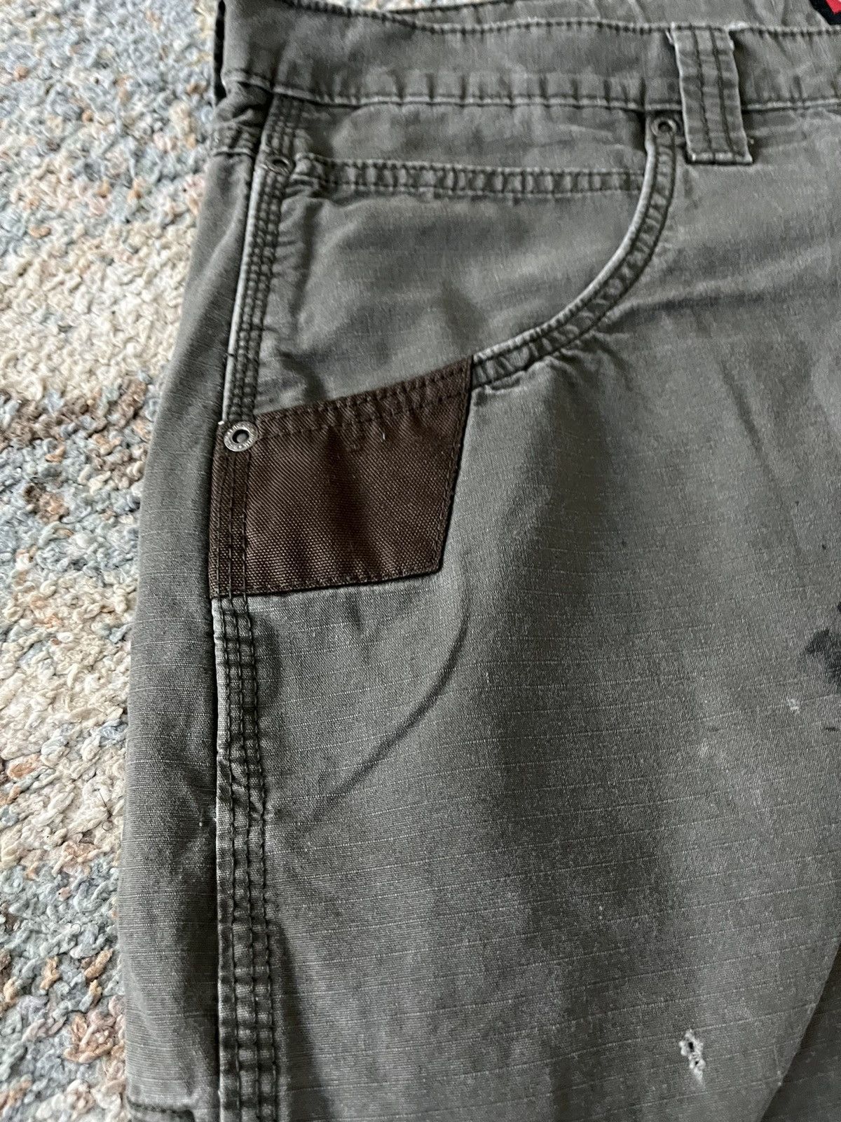 Vintage × Wrangler VTG wrangler Riggs workwear pants 36 paint distressed Size US 36 / EU 52 - 4 Thumbnail
