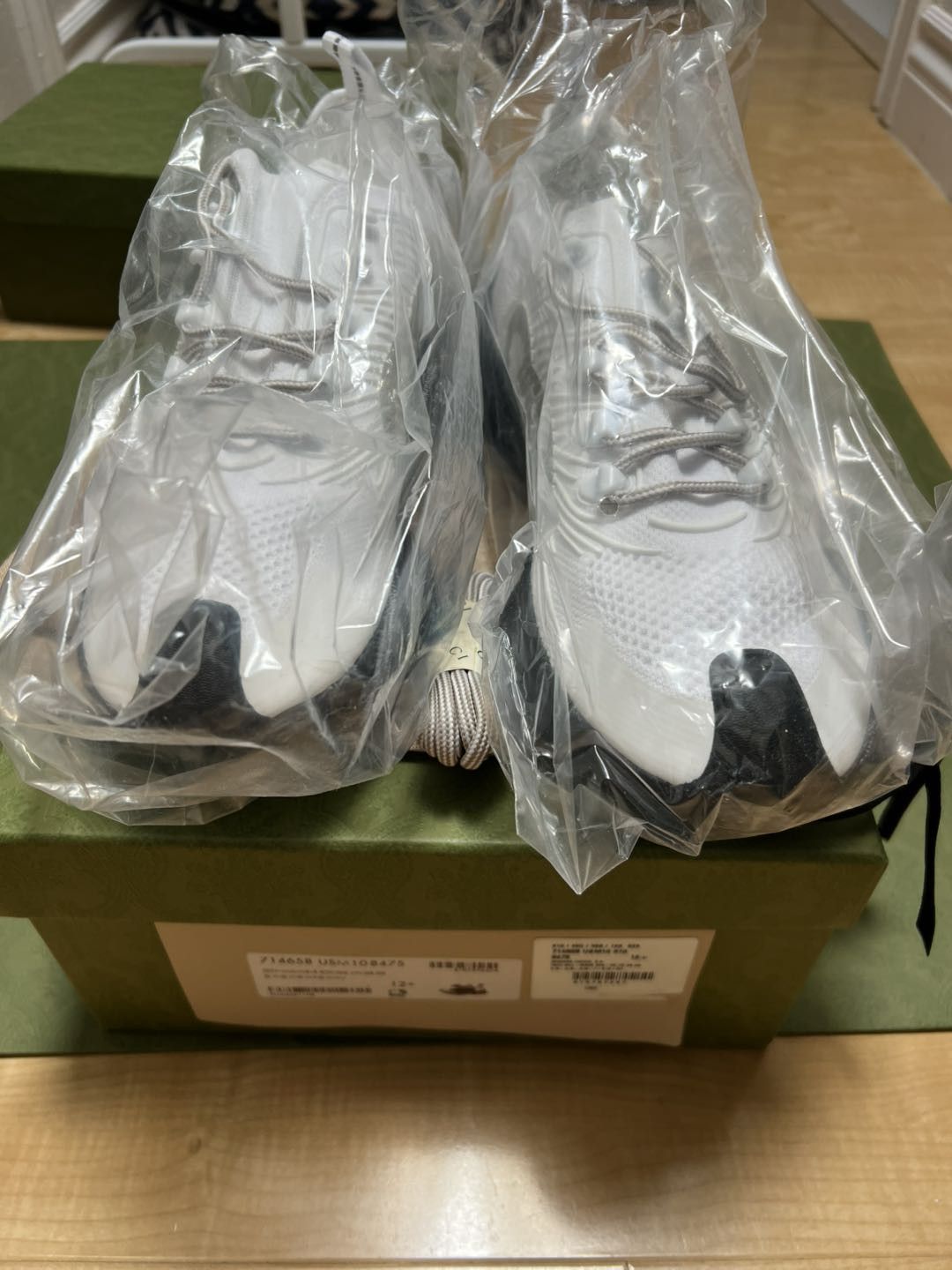Gucci Gucci Run White Black Size US 13 / EU 46 - 6 Thumbnail