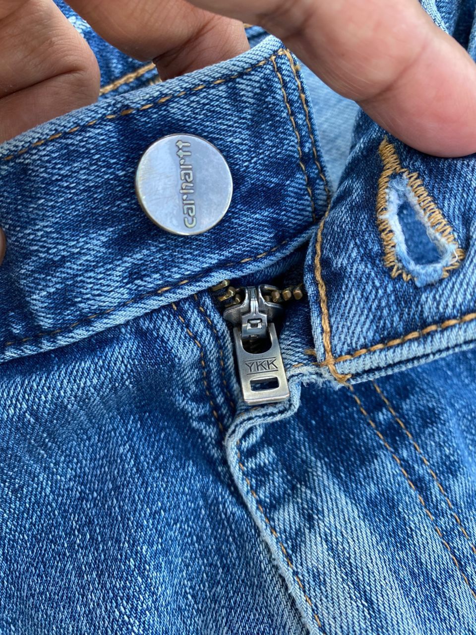 Carhartt Vintage Carhartt Relaxed Fit Carpenter Distressed Denim Size US 34 / EU 50 - 10 Thumbnail