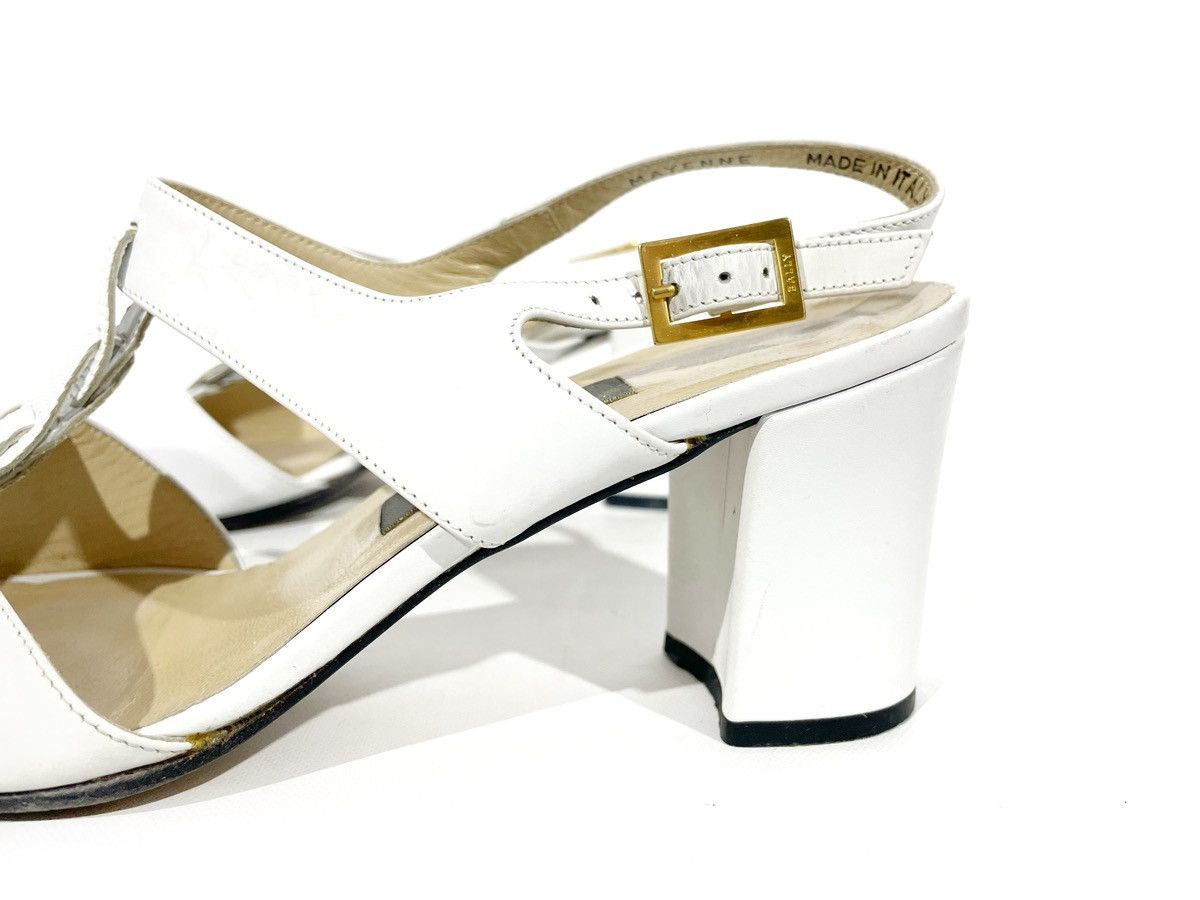 Bally × Designer Bally White Mayenne Made In Italy Sandal Open Toe Size 37 Size US 7 / IT 37 - 2 Thumbnail
