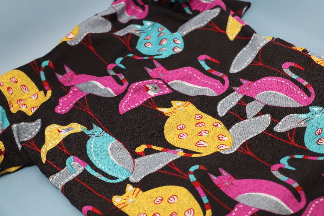 Other Contro Corrente Cat Print Cowl Neck Dress Size M / US 6-8 / IT 42-44 - 6 Thumbnail