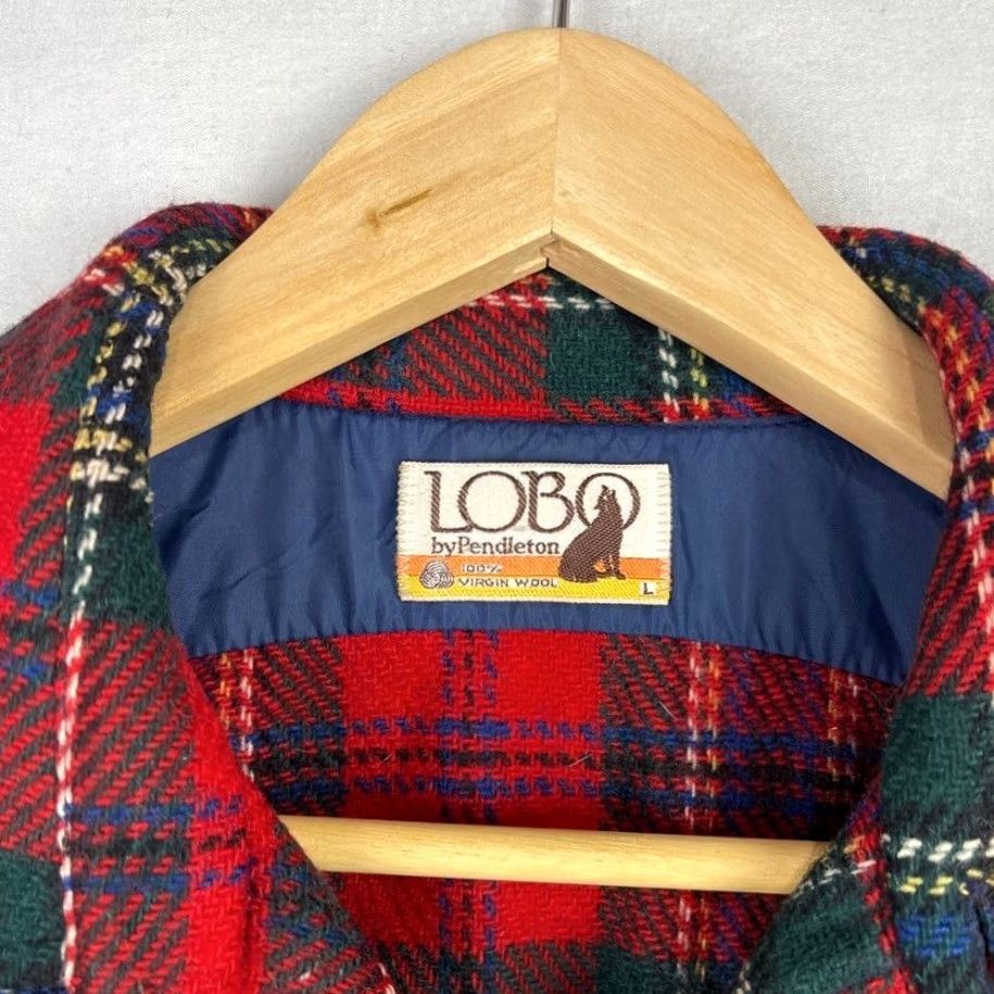 Pendleton VINTAGE Pendleton Lobo Shooting Shirt Mens Large Red Tartan Flannel Button Up Size US L / EU 52-54 / 3 - 7 Thumbnail