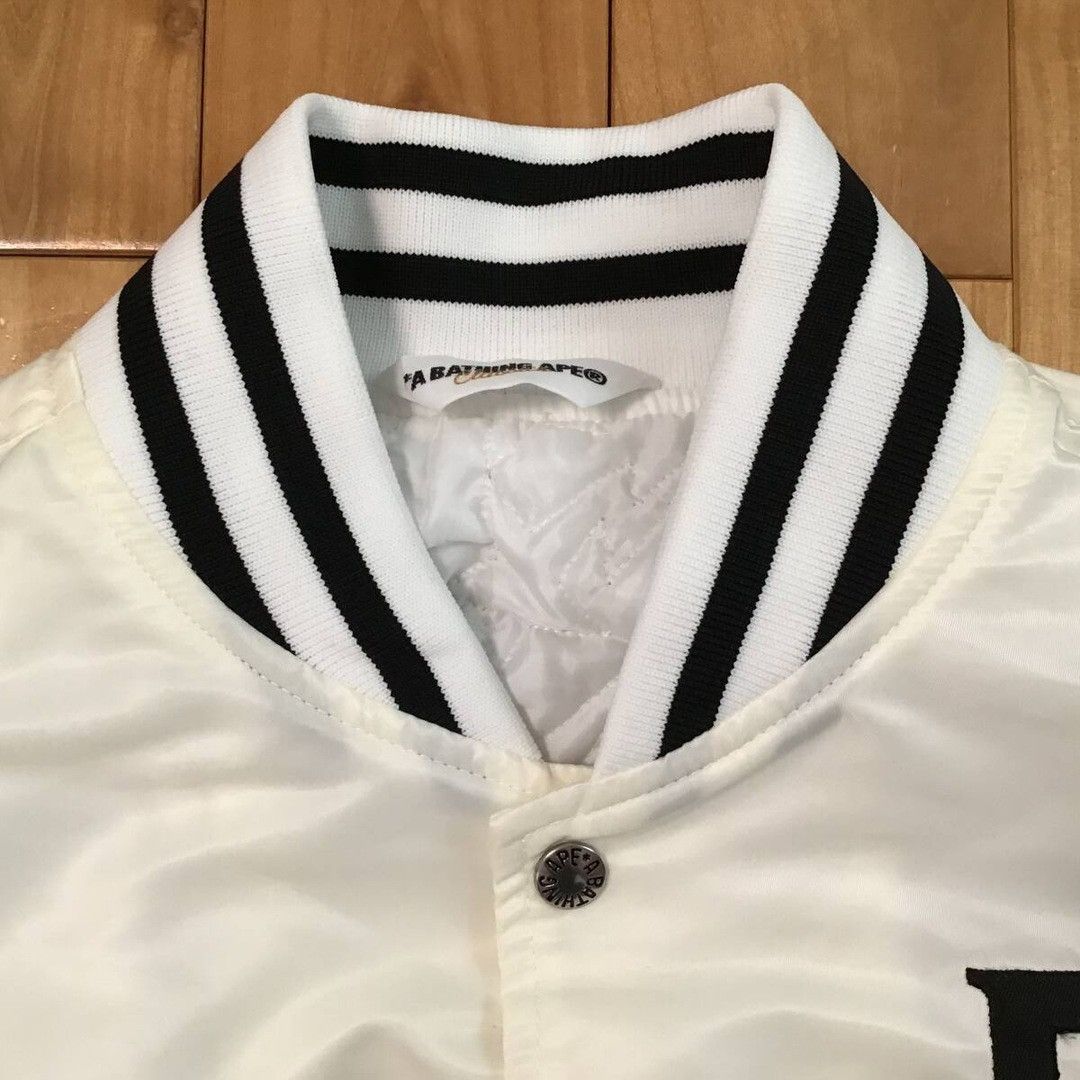 Bape × Nigo BAPE STA logo varsity jacket a bathing ape star NIGO Size US XL / EU 56 / 4 - 4 Thumbnail