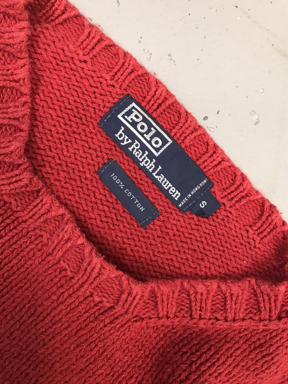 Polo Ralph Lauren × Vintage Vintage polo Ralph Lauren knit sweater Size US S / EU 44-46 / 1 - 5 Thumbnail