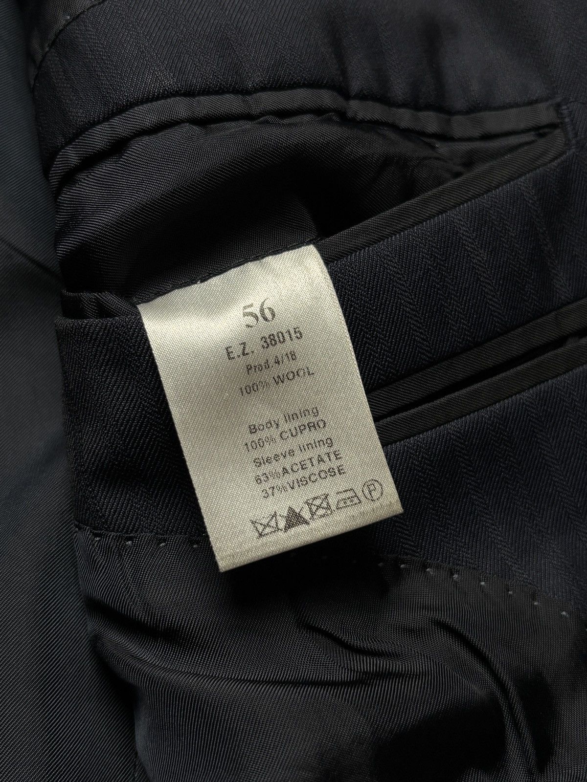 Ermenegildo Zegna Ermenegildo Zegna wool suit blazer & pants set vintage Size 46R - 8 Thumbnail