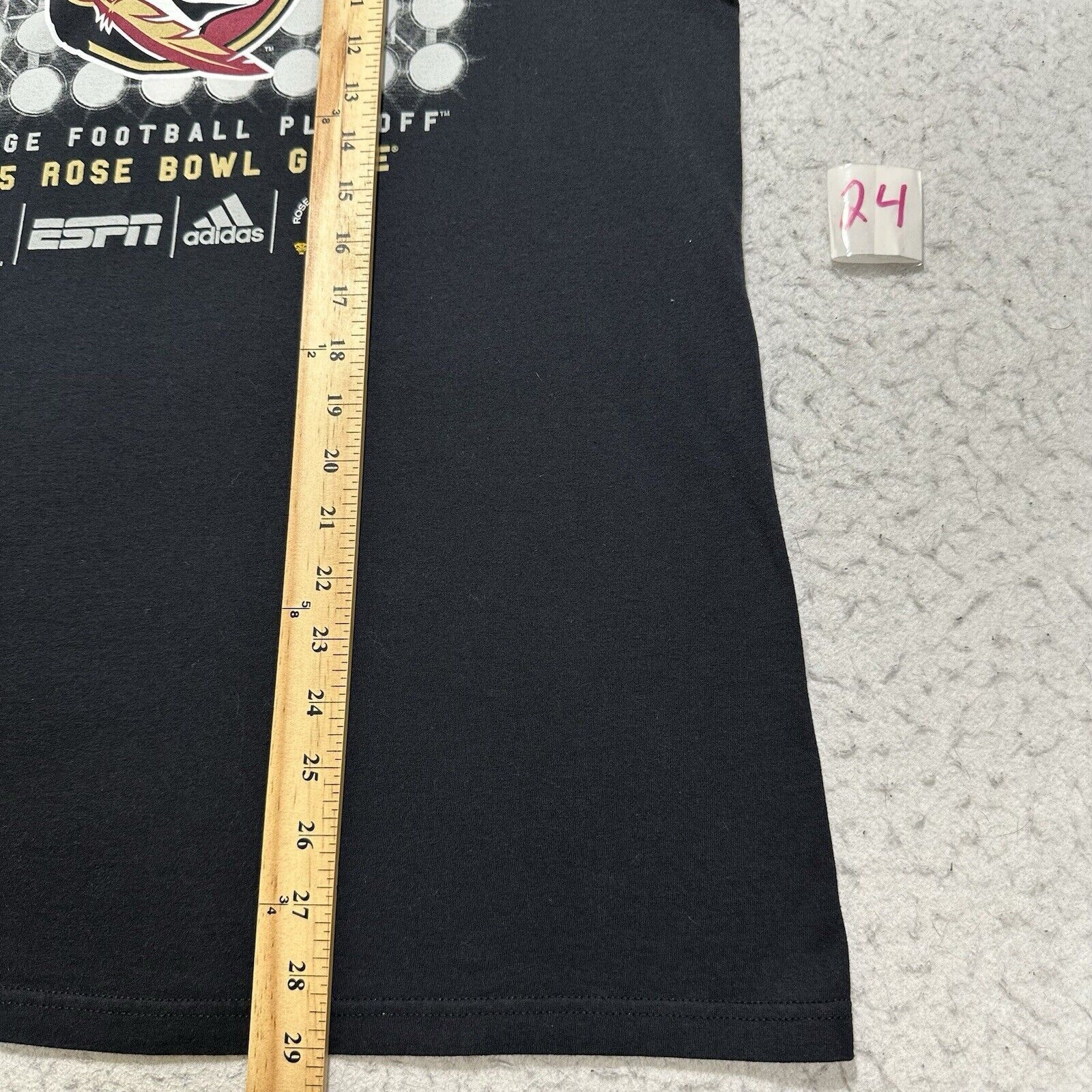 Adidas Adidas FSU Seminoles Large Black 2015 Rose Bowl T Shirt Size US L / EU 52-54 / 3 - 8 Thumbnail