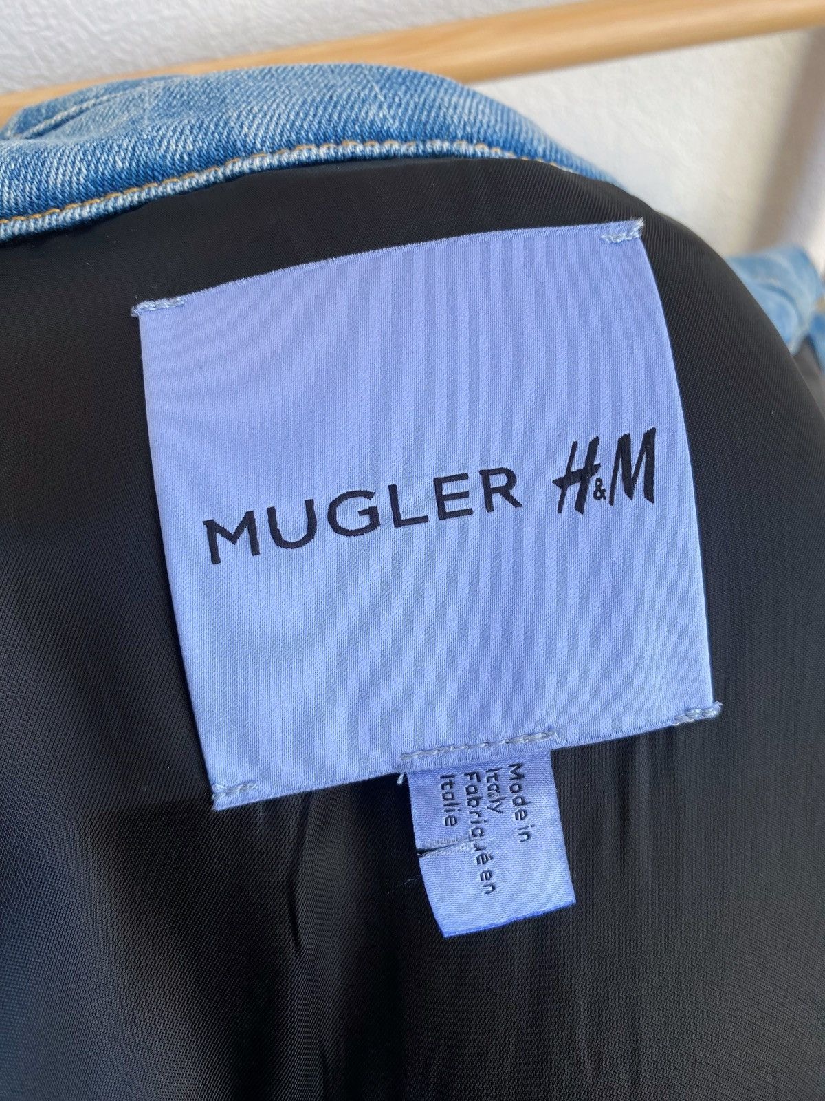 Mugler x H&M Denim Jacket Size М