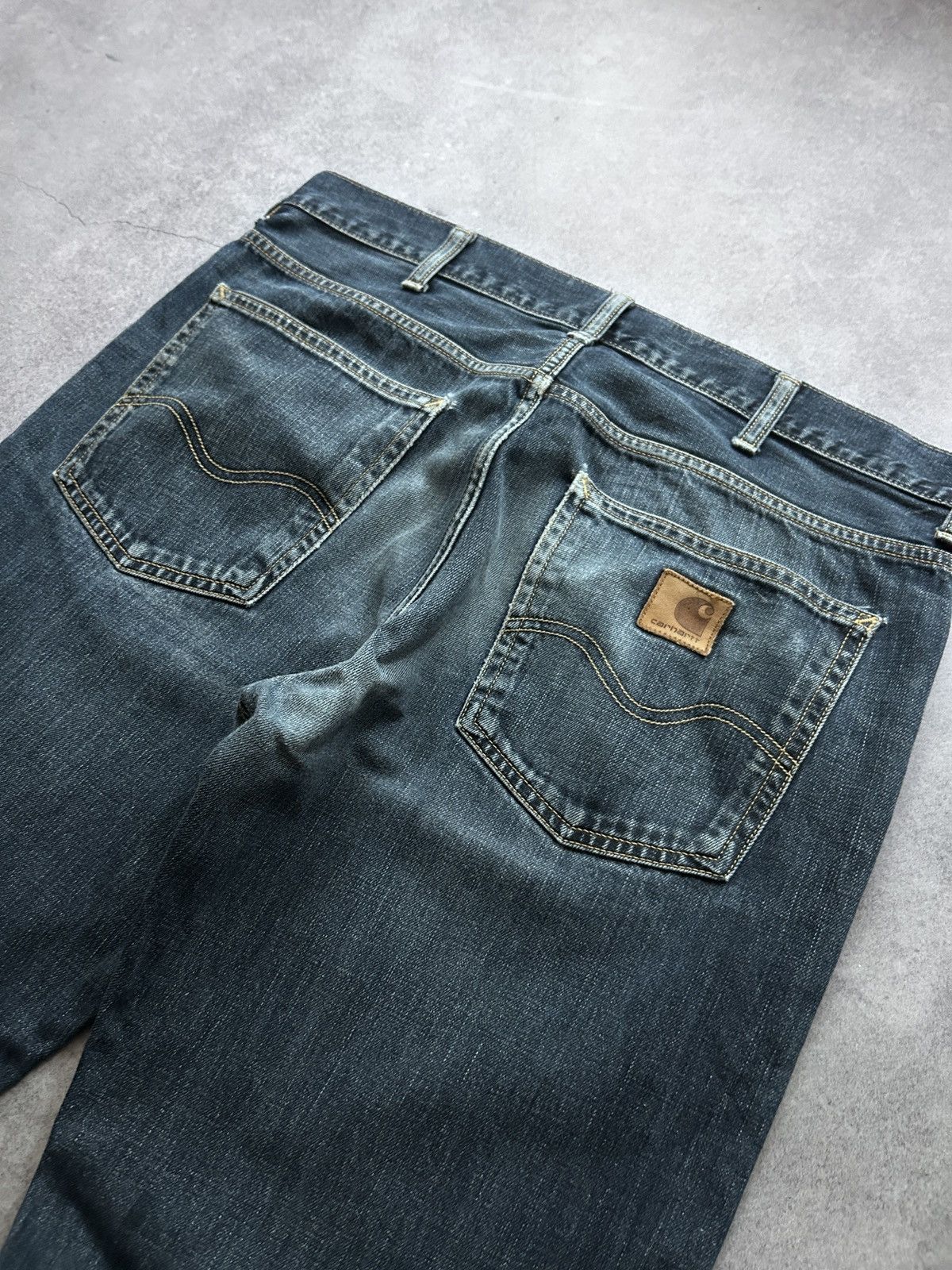 Carhartt × Vintage Vintage Carhartt Selvedge distressed jeans mens Size US 32 / EU 48 - 6 Thumbnail