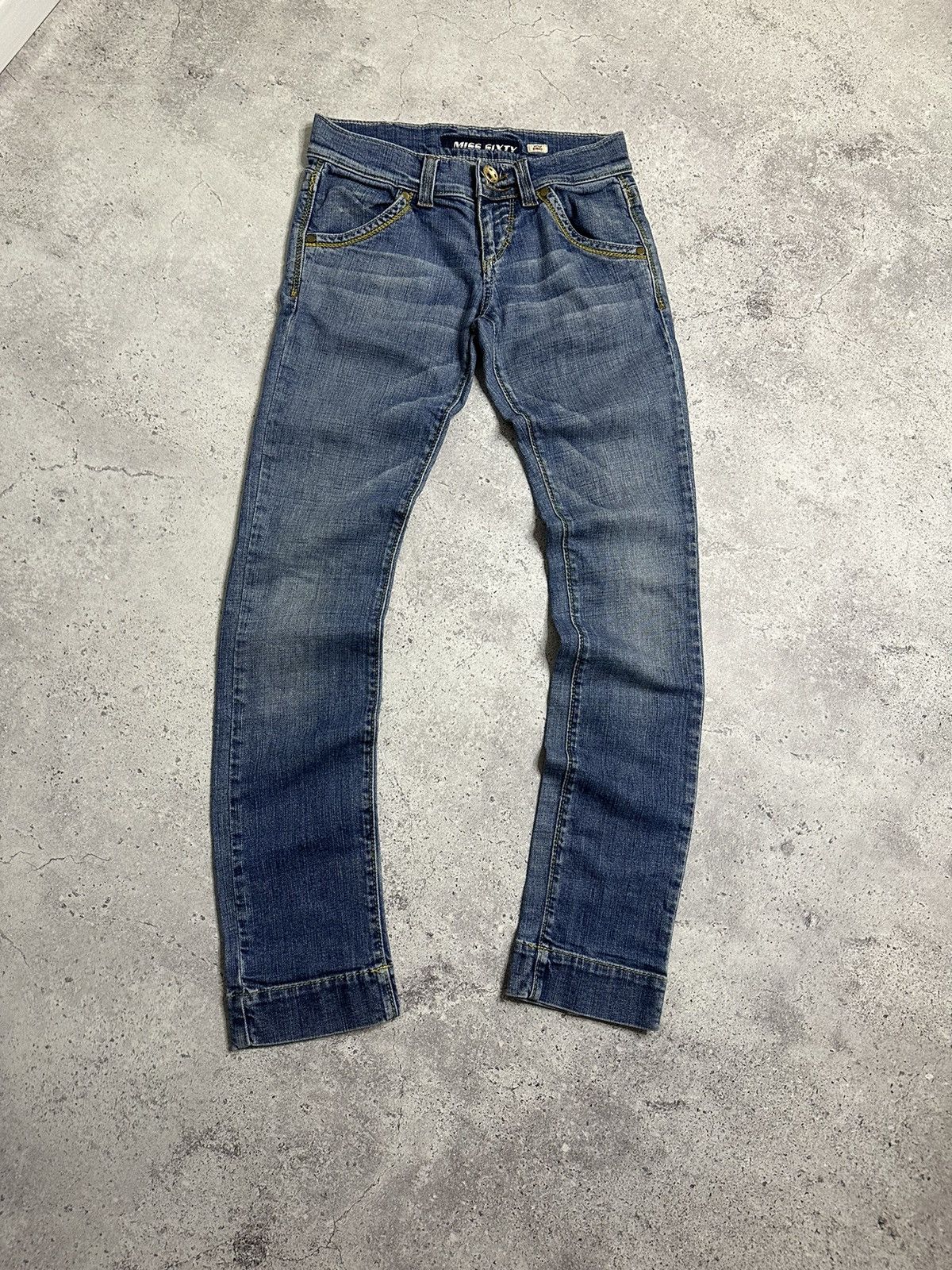 Miss Sixty Miss Sixty Style Binky 00s Y2k Low Rise Denim Blue Jeans Size 27" / US 4 / IT 40 - 11 Thumbnail