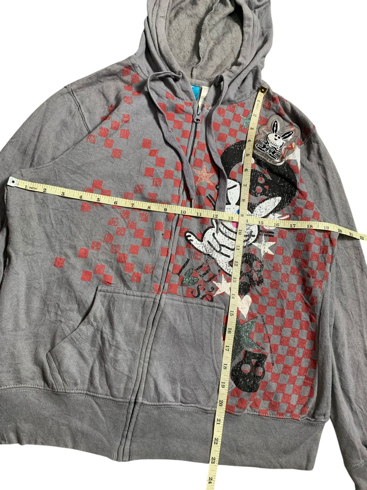 Beauty Beast JIM BENTON BUNNY SKULL ZIP HOODIE IFSIX LGB KMRII PUNK STYLE Size US L / EU 52-54 / 3 - 10 Thumbnail
