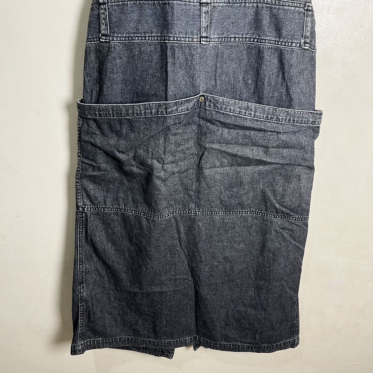 Issey Miyake 80's I.S Issey Miyake - Tsumori Chisato Denim Jumper Dress Size S / US 4 / IT 40 - 16 Thumbnail