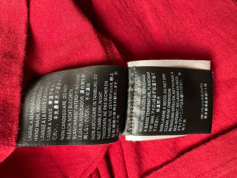 Balenciaga Balenciaga Classic BB logo printing on the chest of red sh Size US M / EU 48-50 / 2 - 4 Thumbnail