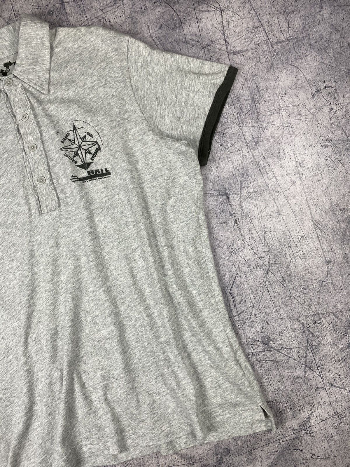 Diesel Diesel Big Logo Designer Polo Shirt Size US XL / EU 56 / 4 - 4 Thumbnail