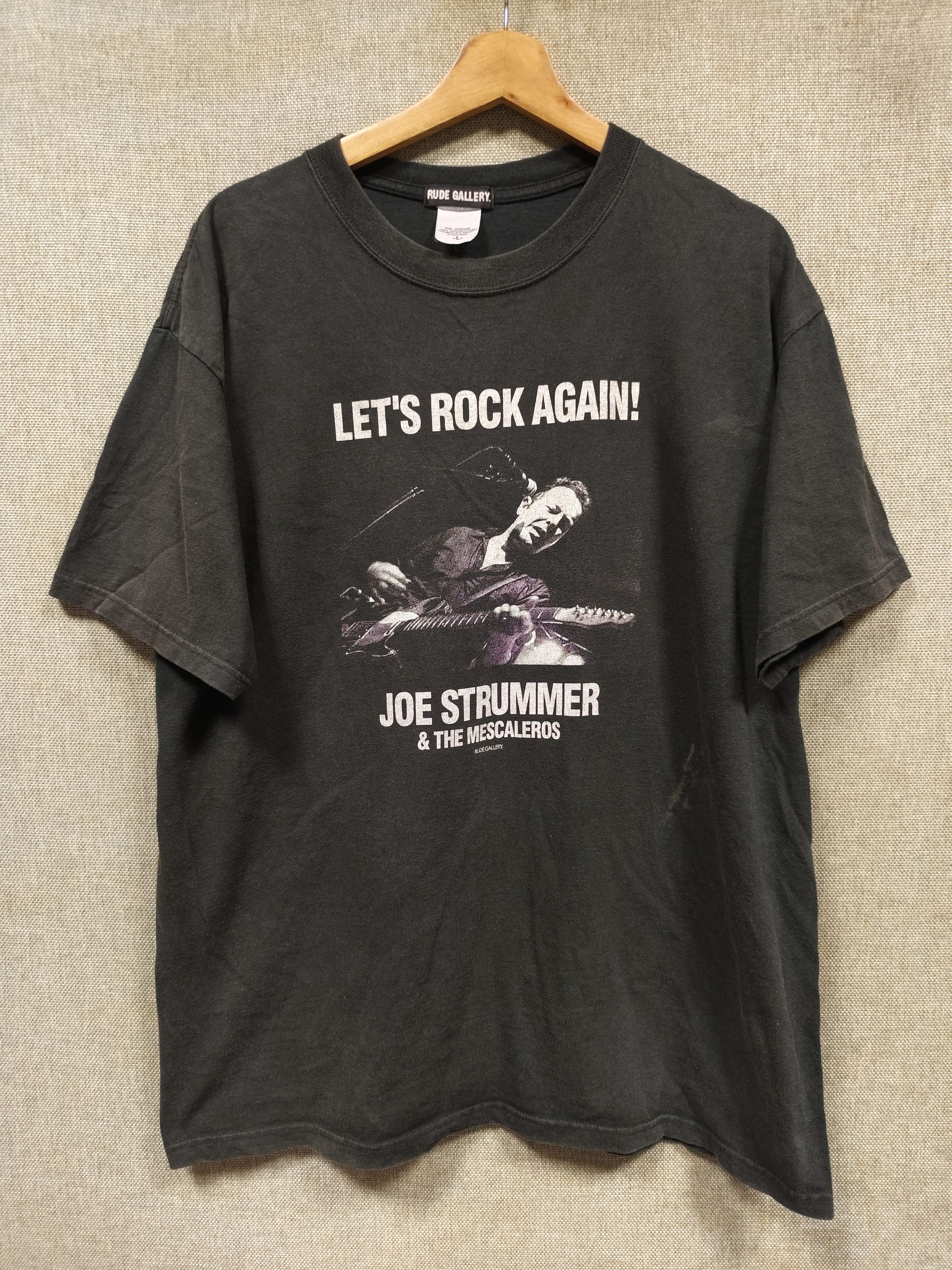 Band Tees × RUDE GALLERY T Shirt Rude Gallery Joe Strummer Size US L / EU 52-54 / 3 - 1 Thumbnail