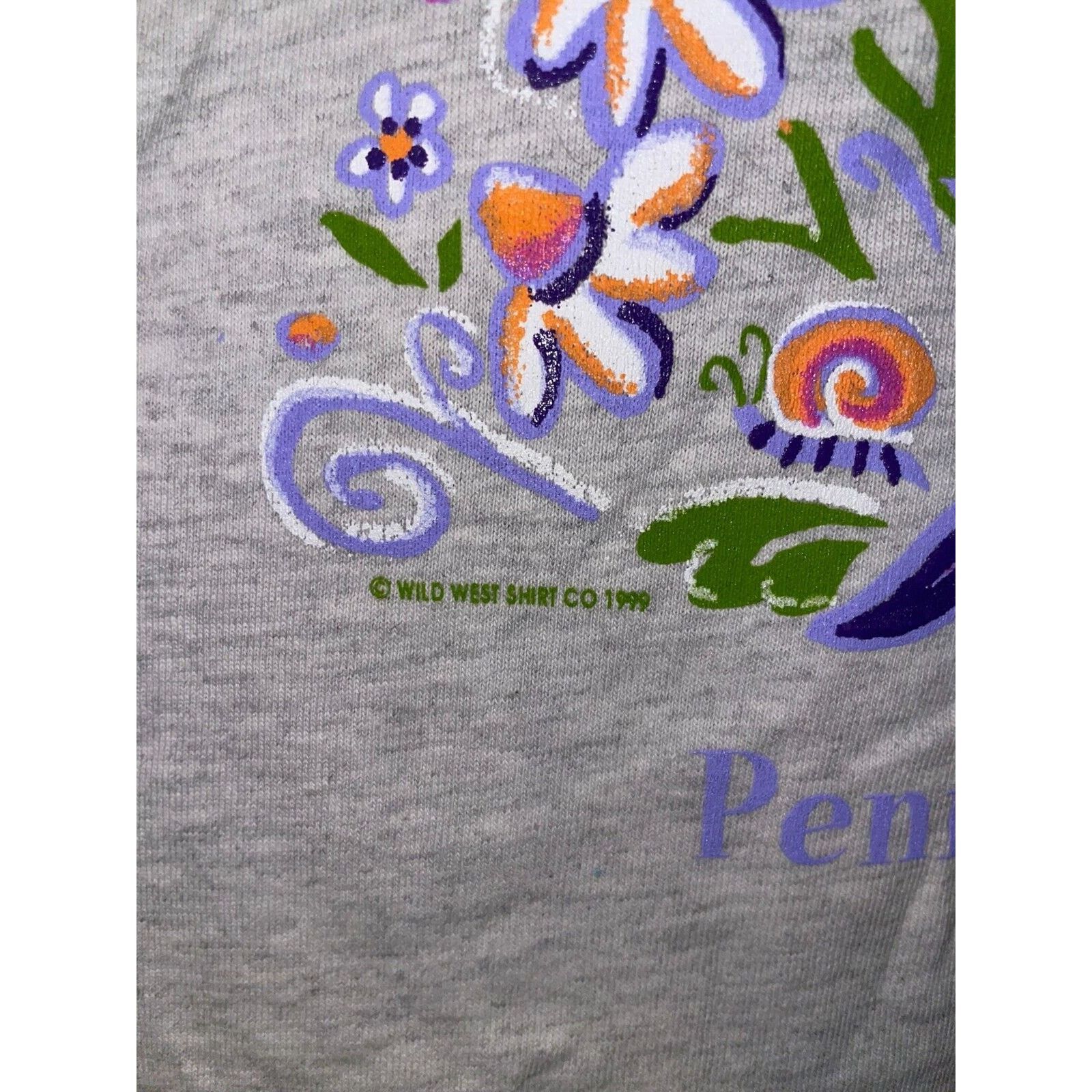 Vintage Vintage Pennsylvania Wildflower Shirt Tee Flower VTG 90s XL Size US XL / EU 56 / 4 - 7 Thumbnail