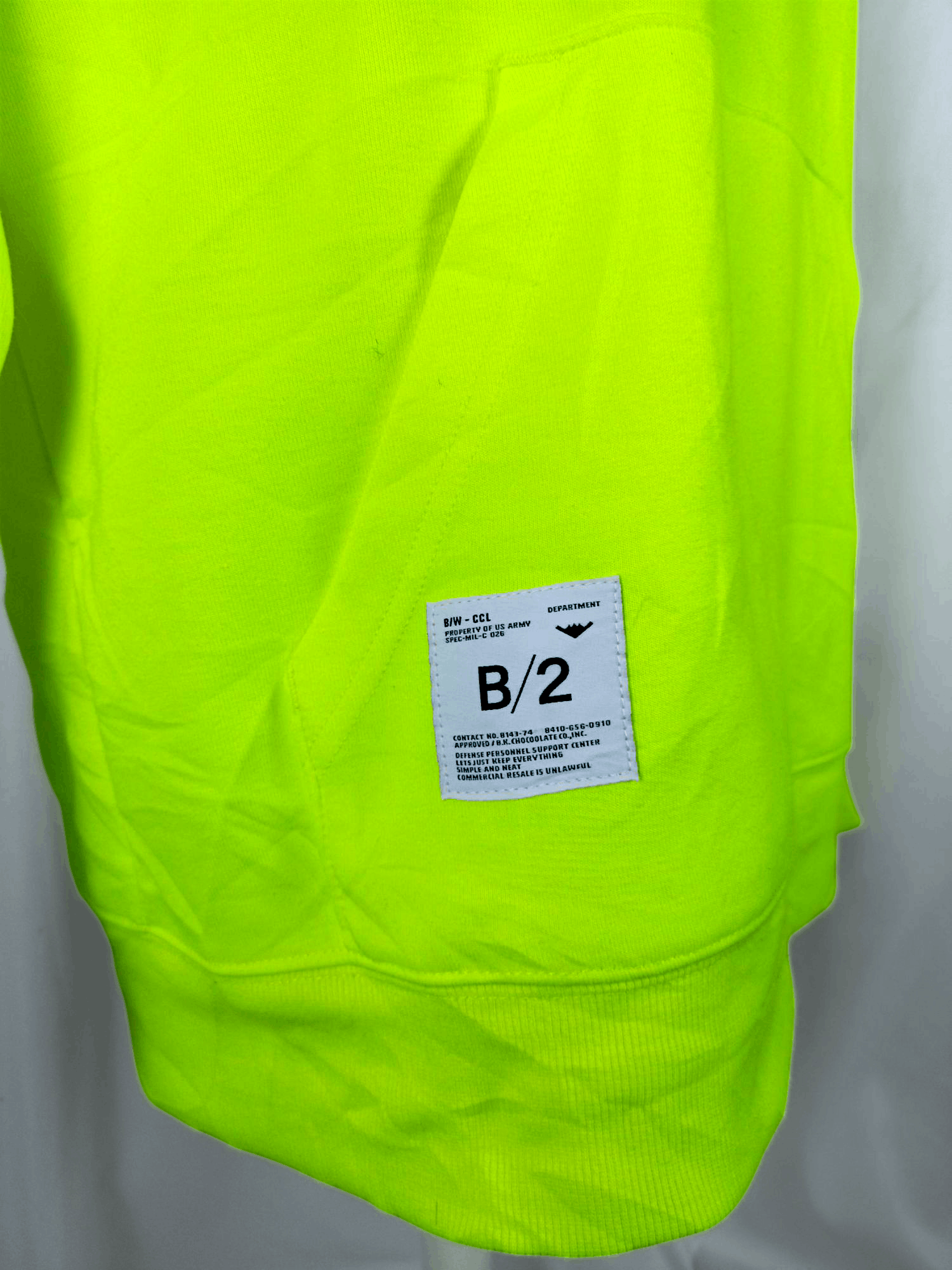 CHOCOOLATE CHOCOOLATE Black Dept Neon Hoodie Jumper Size US M / EU 48-50 / 2 - 19 Thumbnail