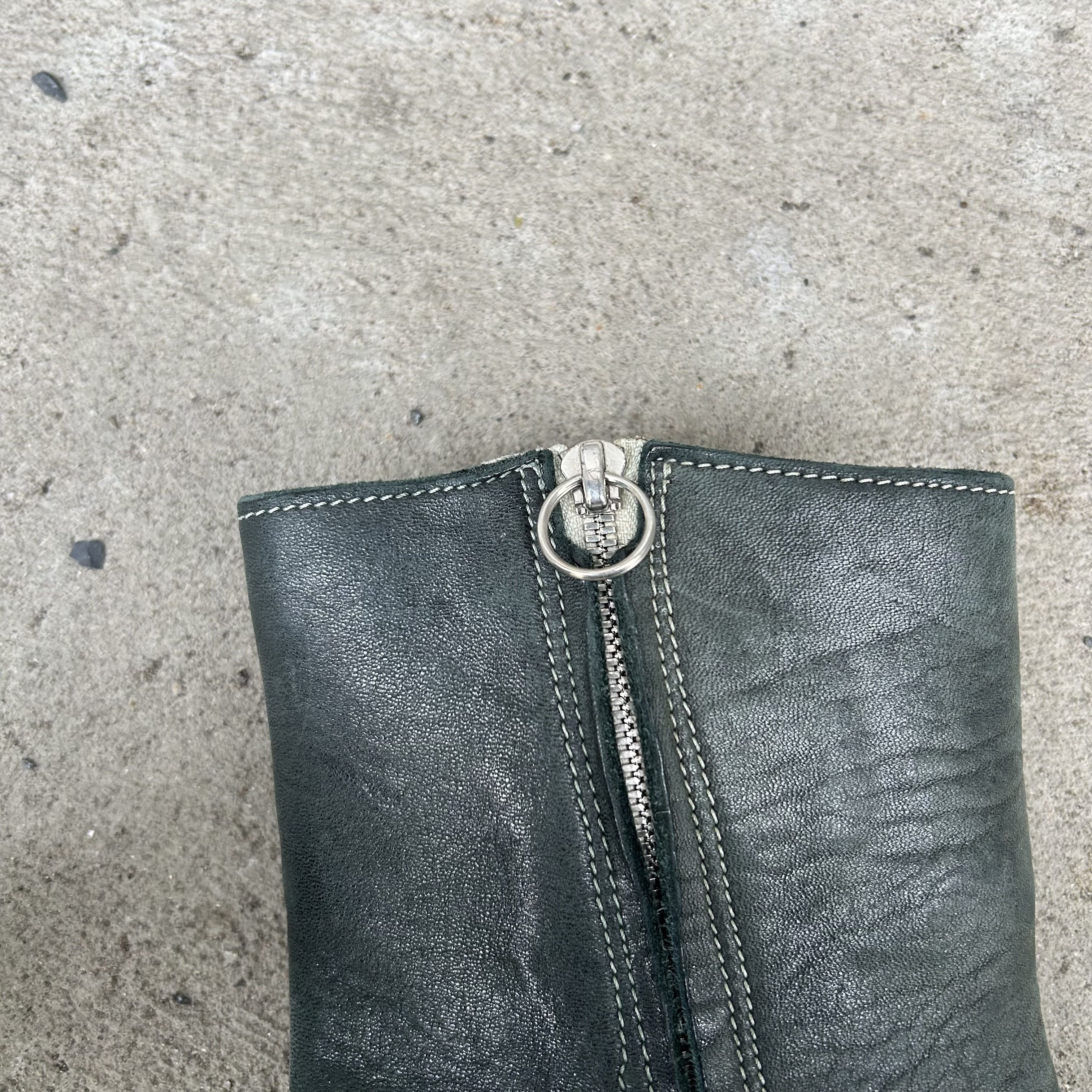 Carol Christian Poell CCP Carol Christian Poell Green Side-Zip No-Seam Boots Size US 11 / EU 44 - 11 Thumbnail