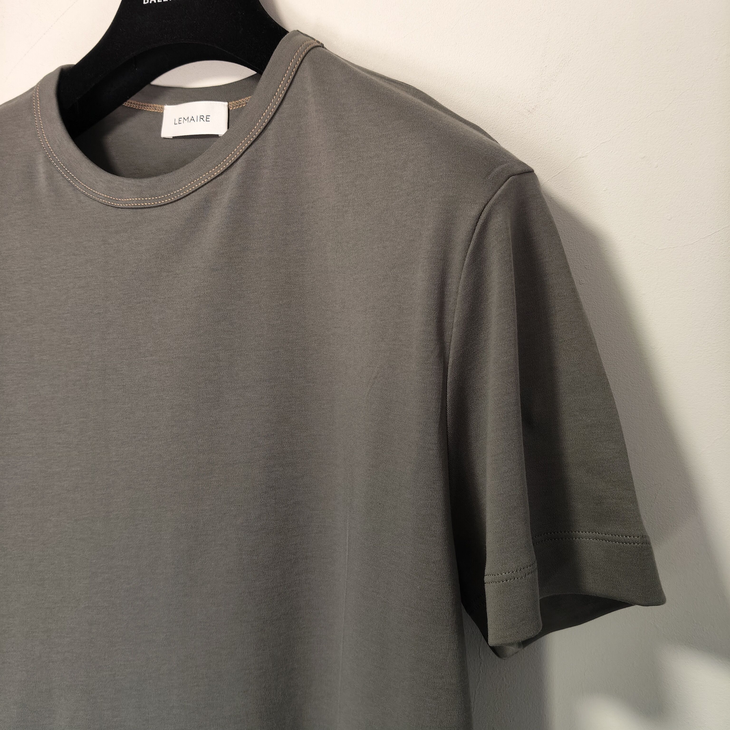 Lemaire Contrast stitching collar t-shirt Size US L / EU 52-54 / 3 - 2 Thumbnail