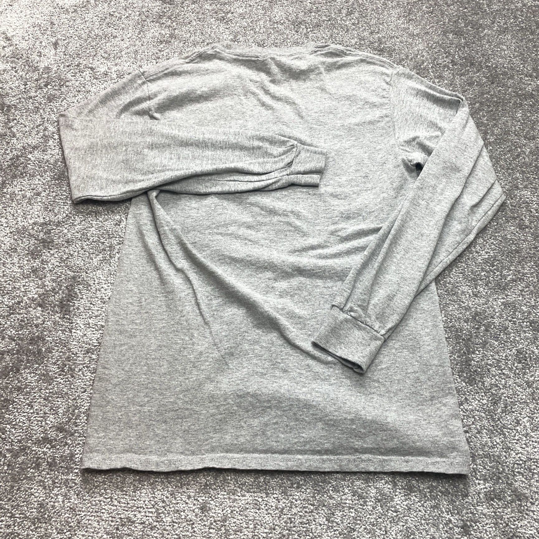 Gildan Gildan Heavy Cotton T-Shirt Long Sleeve Gray Adult Small NBTMS Raiders Tee Size US S / EU 44-46 / 1 - 8 Thumbnail