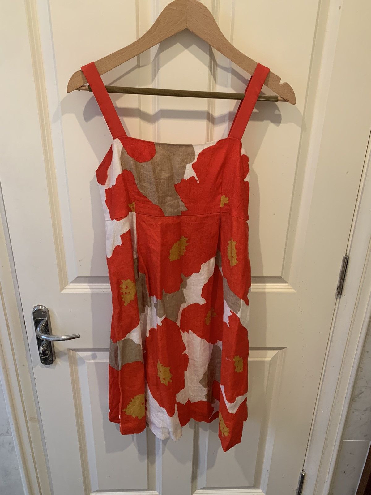 Other Orange Floral Mid-Length Jesiré Dress Size M / US 6-8 / IT 42-44 - 4 Thumbnail
