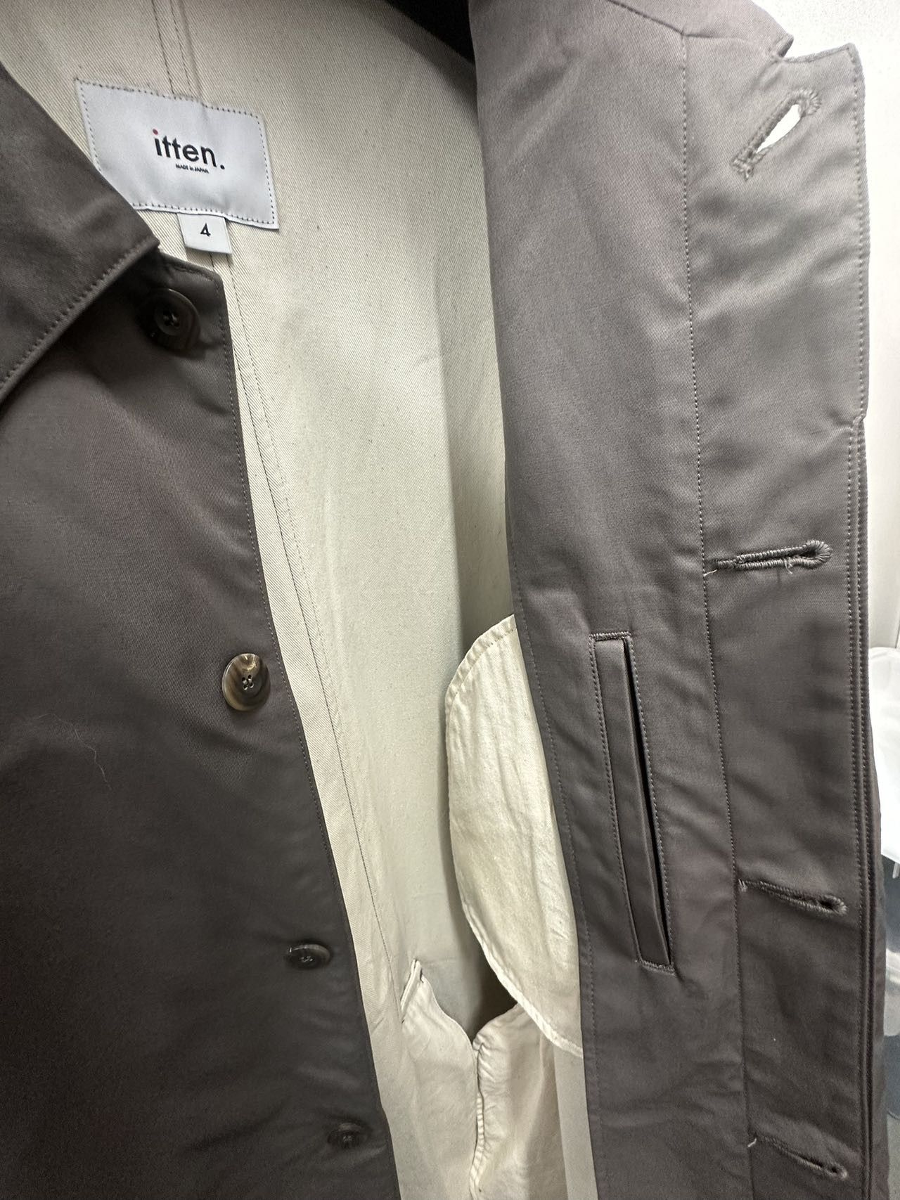Other itten.(イッテン) "itten 16 Bal Collar Coat" Top Coat size 4 XL Size US XL / EU 56 / 4 - 5 Thumbnail