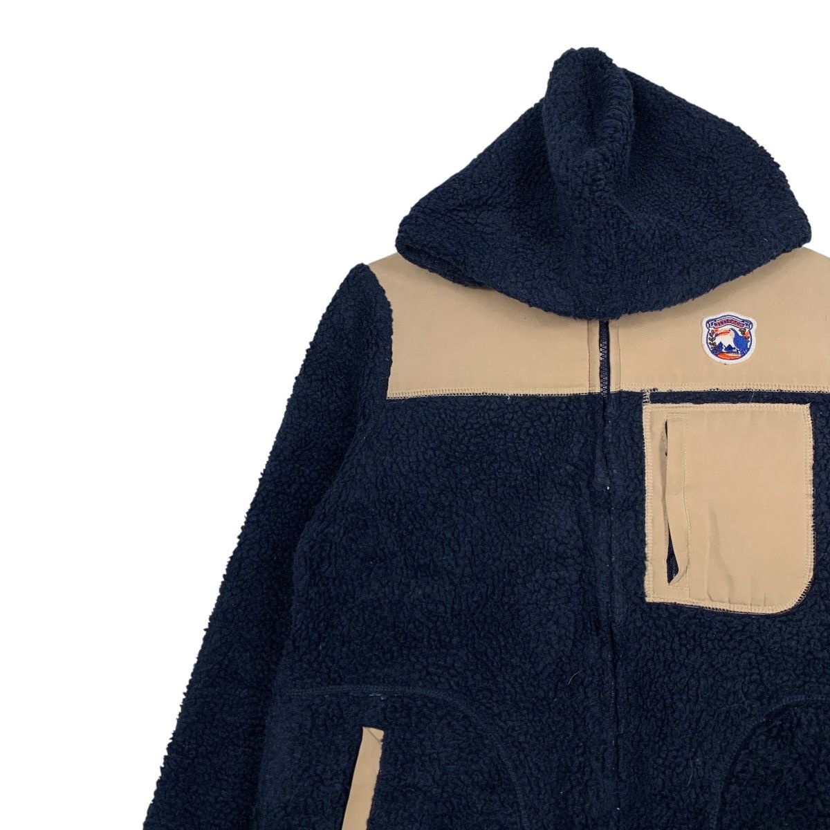 Japanese Brand TITICACA Deep Pile Zipper Hoodie Fleece Jacket #2386-C107 Size M / US 6-8 / IT 42-44 - 6 Thumbnail