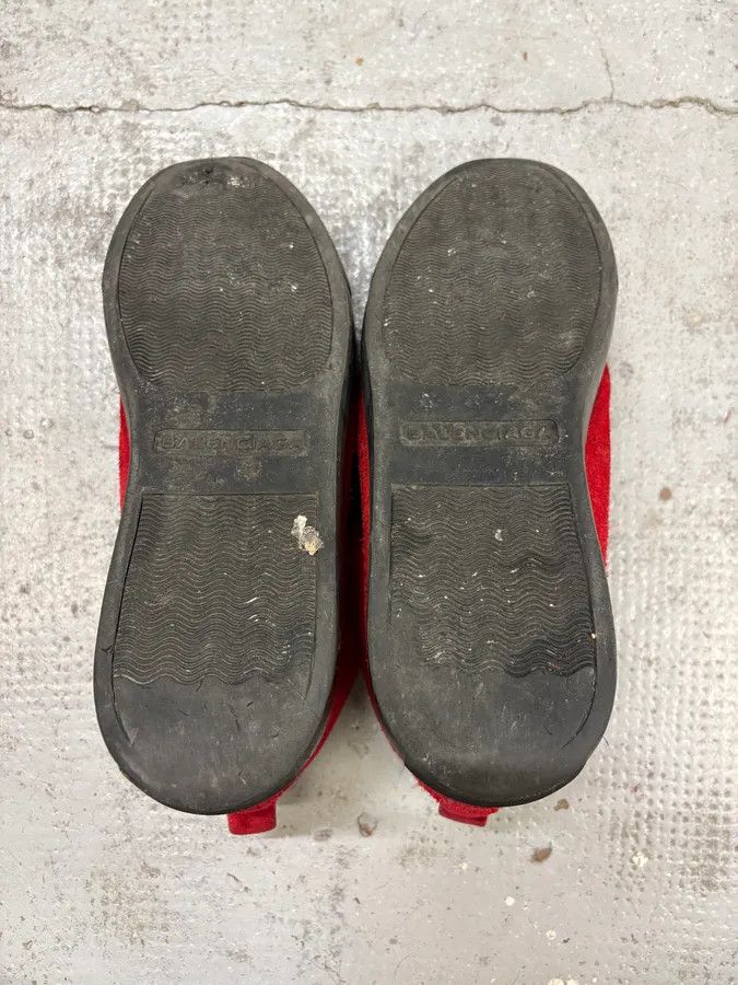 Balenciaga Balenciaga Arena Black & Red Suede Leather High Sneakers Size US 9.5 / EU 42-43 - 8 Thumbnail