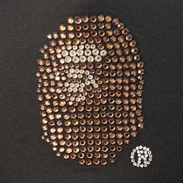 Bape × Swarovski BAPE Swarovski APE HEAD Logo trucker hat cap NIGO APE Size ONE SIZE - 2 Thumbnail
