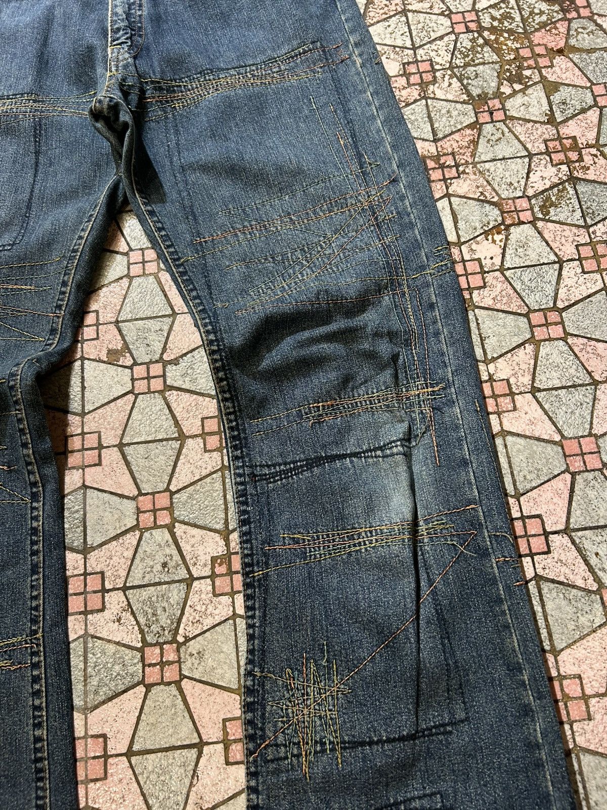 Hysteric Glamour Hysteric Glamour Patchwork Kinky Jeans Size US 27 - 5 Thumbnail