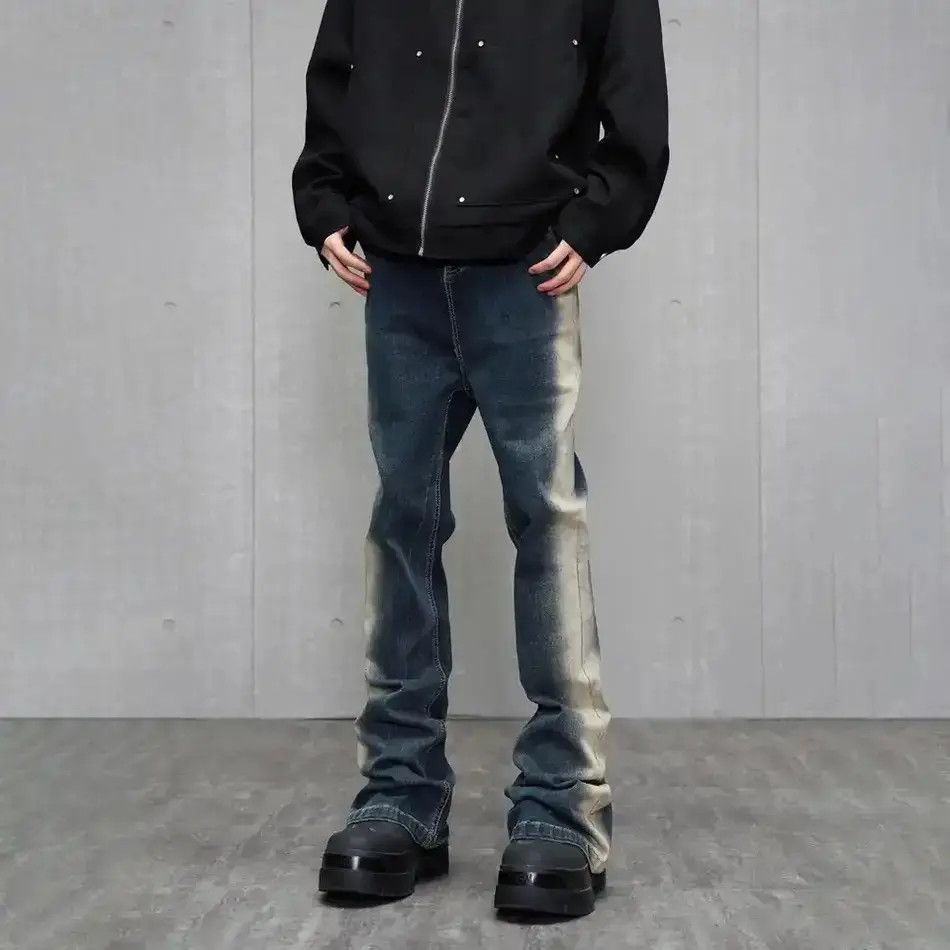 Japanese Brand × Jean Skinny Jeans Men Y2k Street Contrast Fashion Casual Slim Size US 30 / EU 46 - 3 Thumbnail