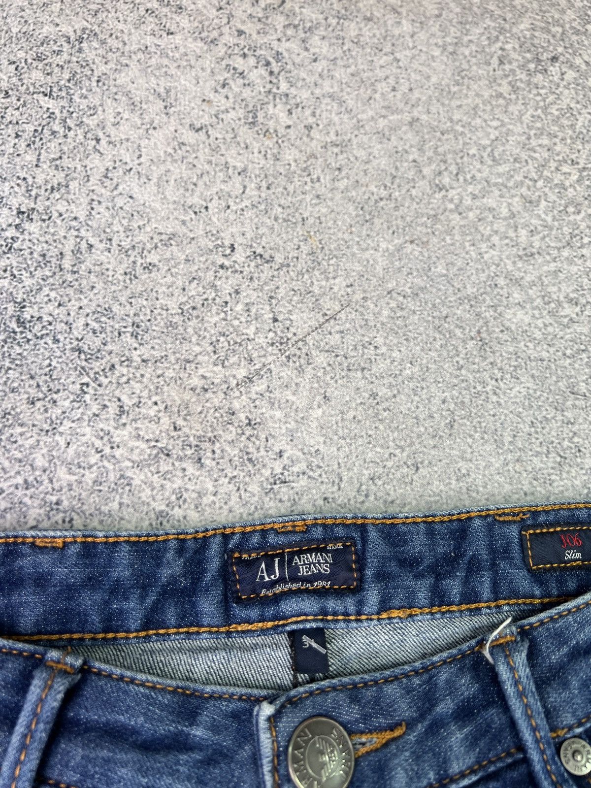 Armani × Vintage Vintage Armani Jeans Denim Blue pants Size US 31 - 8 Thumbnail