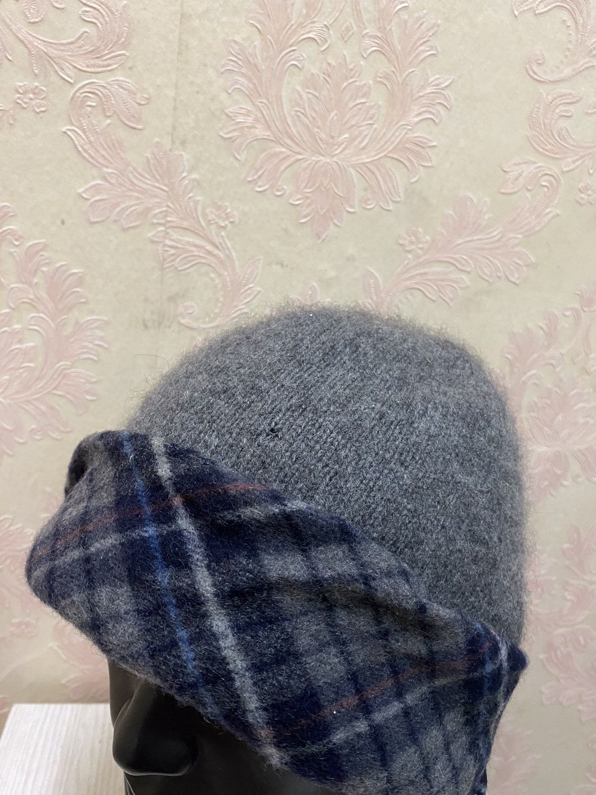 Japanese Brand × Vintage Testaviera Cashmere Plain Beanie Hat Size ONE SIZE - 4 Thumbnail