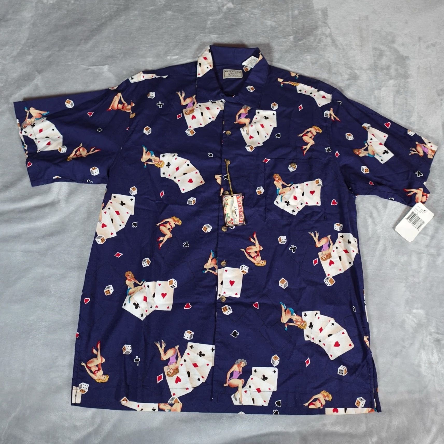 Vintage Vintage Weekender Traveler Hawaiian Camp Shirt Men’s L Blue Graphic Print Button-Up Size US L / EU 52-54 / 3 - 2 Thumbnail