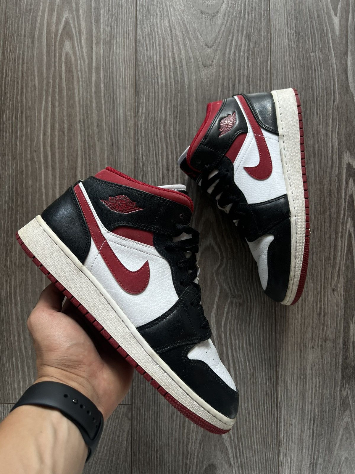 Nike Air Jordan Retro White Gym Mid GS Black/Red Y2K