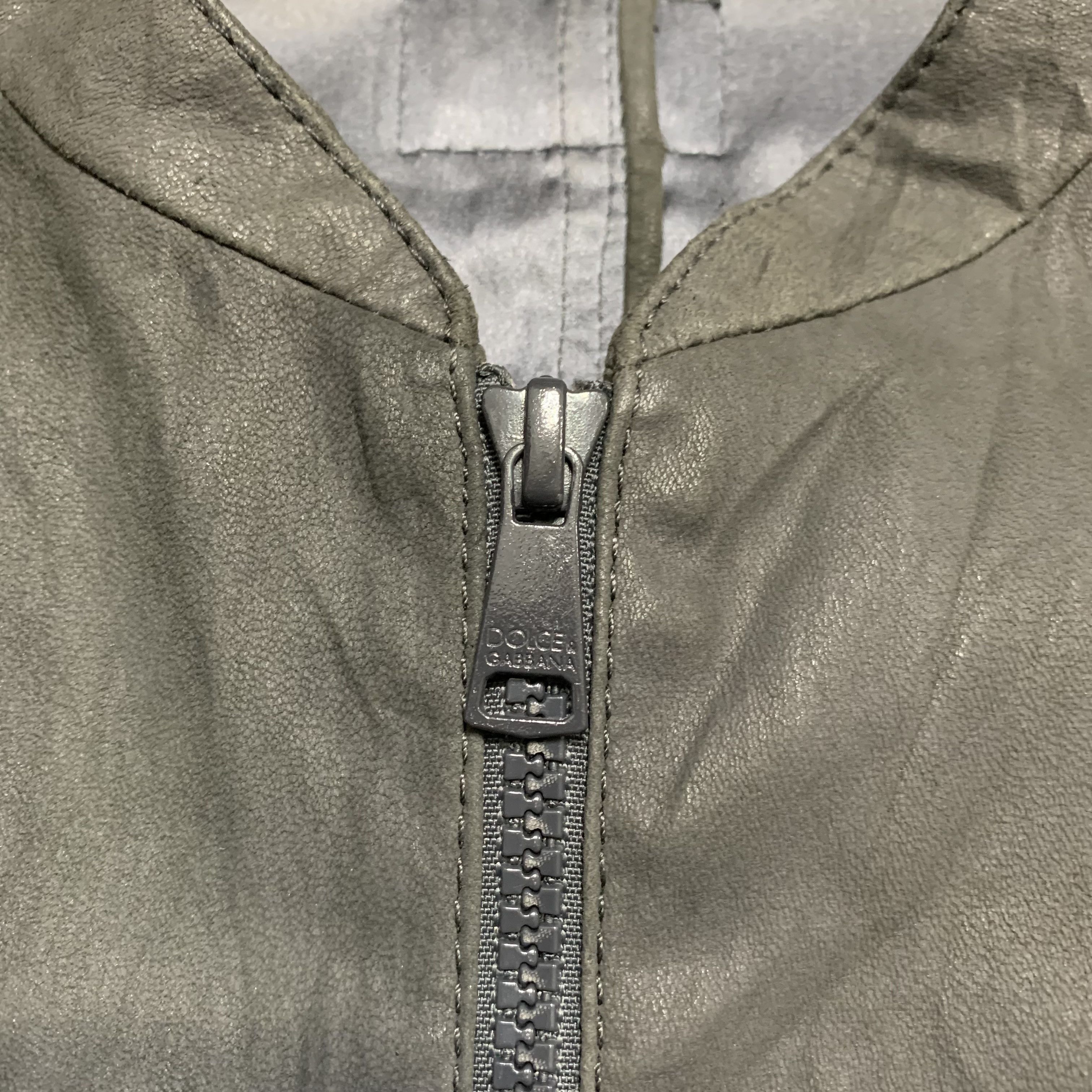 Dolce & Gabbana Dolce & Gabbana Lamb Leather Jacket Size M / US 6-8 / IT 42-44 - 7 Thumbnail